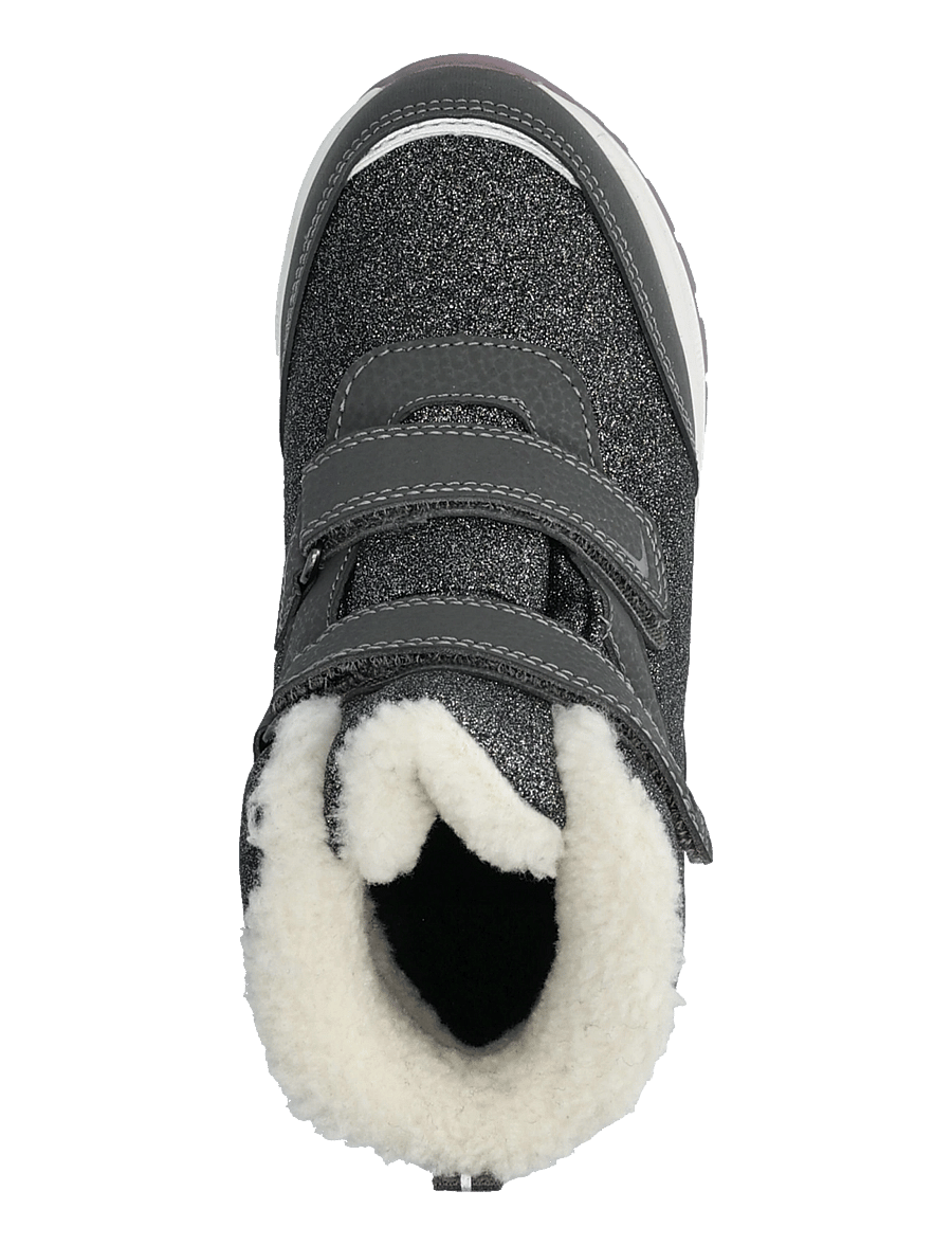 Viking - Equip Glitter Warm WP 2V - jalanõud - charcoal/dusty pink - 3