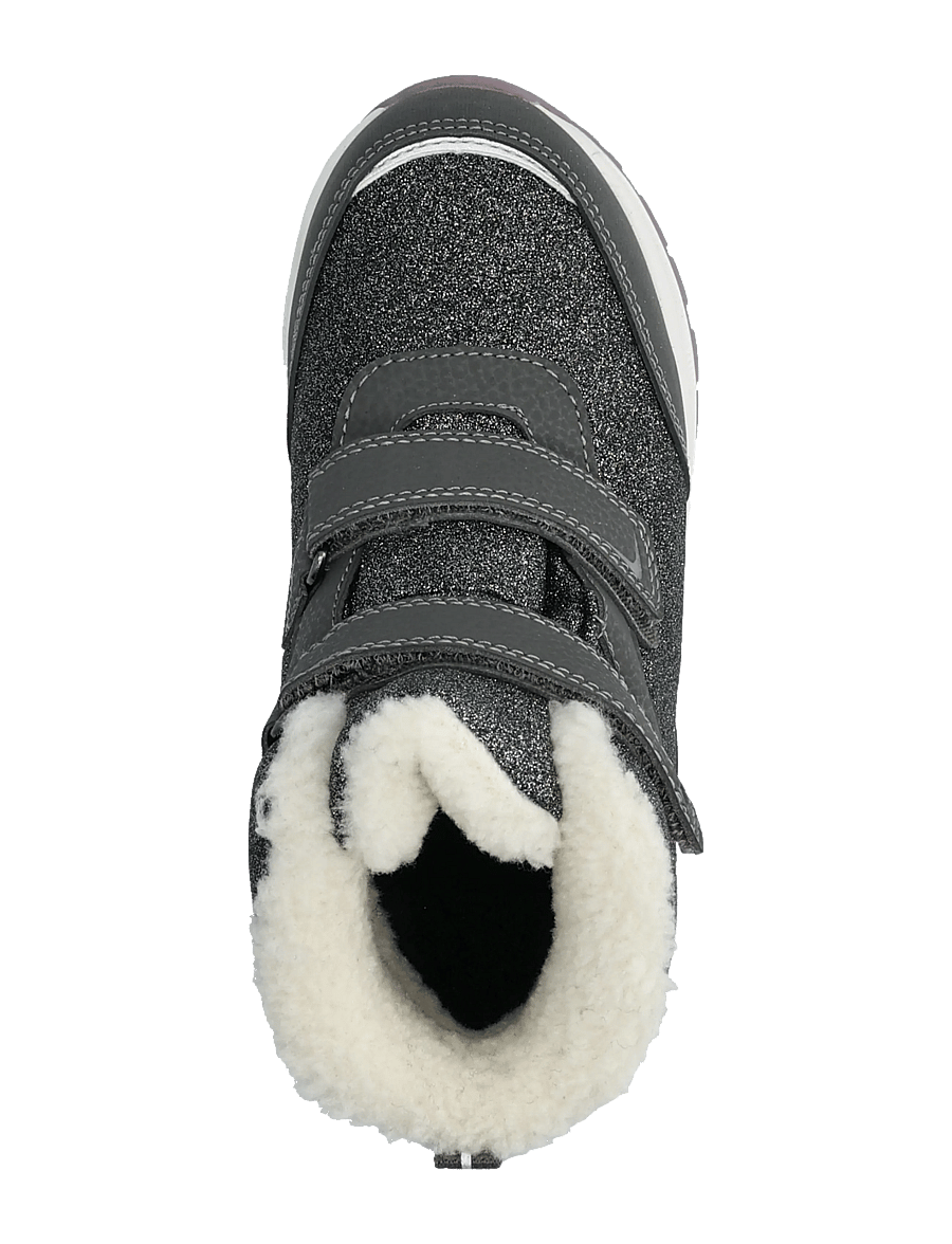 Viking - Equip Glitter Warm WP 2V - sko - charcoal/dusty pink - 3