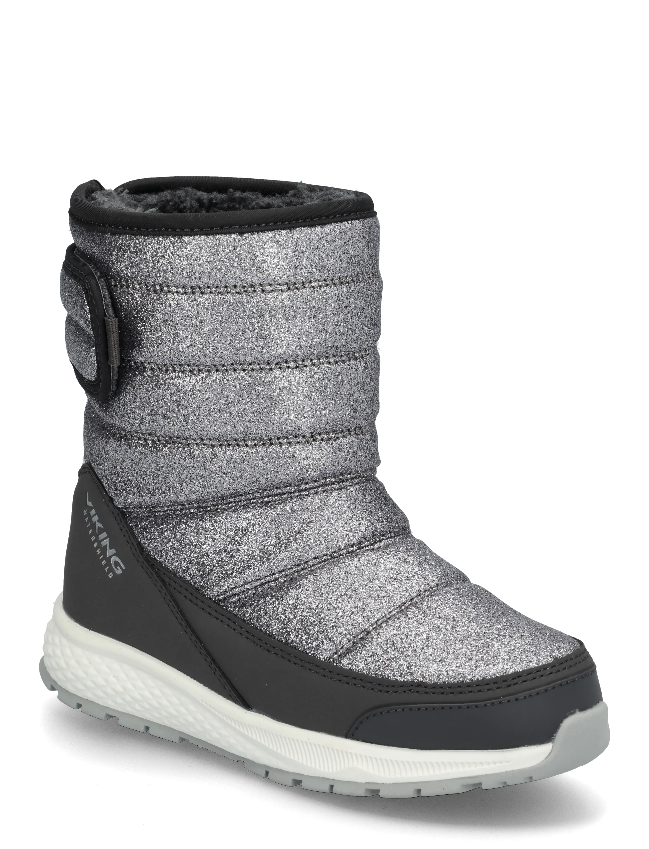 Viking Equip Glitter Warm WP Pull on - Sportskor - DARK GREY / grey