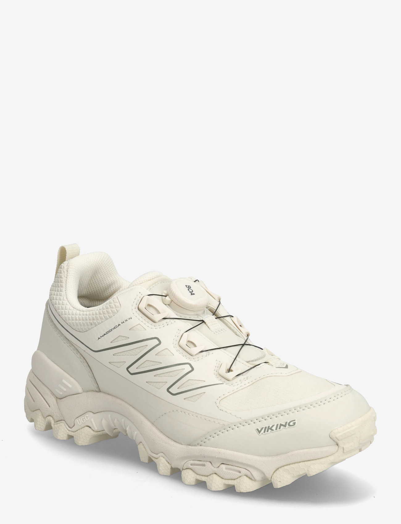 Viking Anaconda 4x4 Low WP BOA - Hiking shoes - CREAM / cream