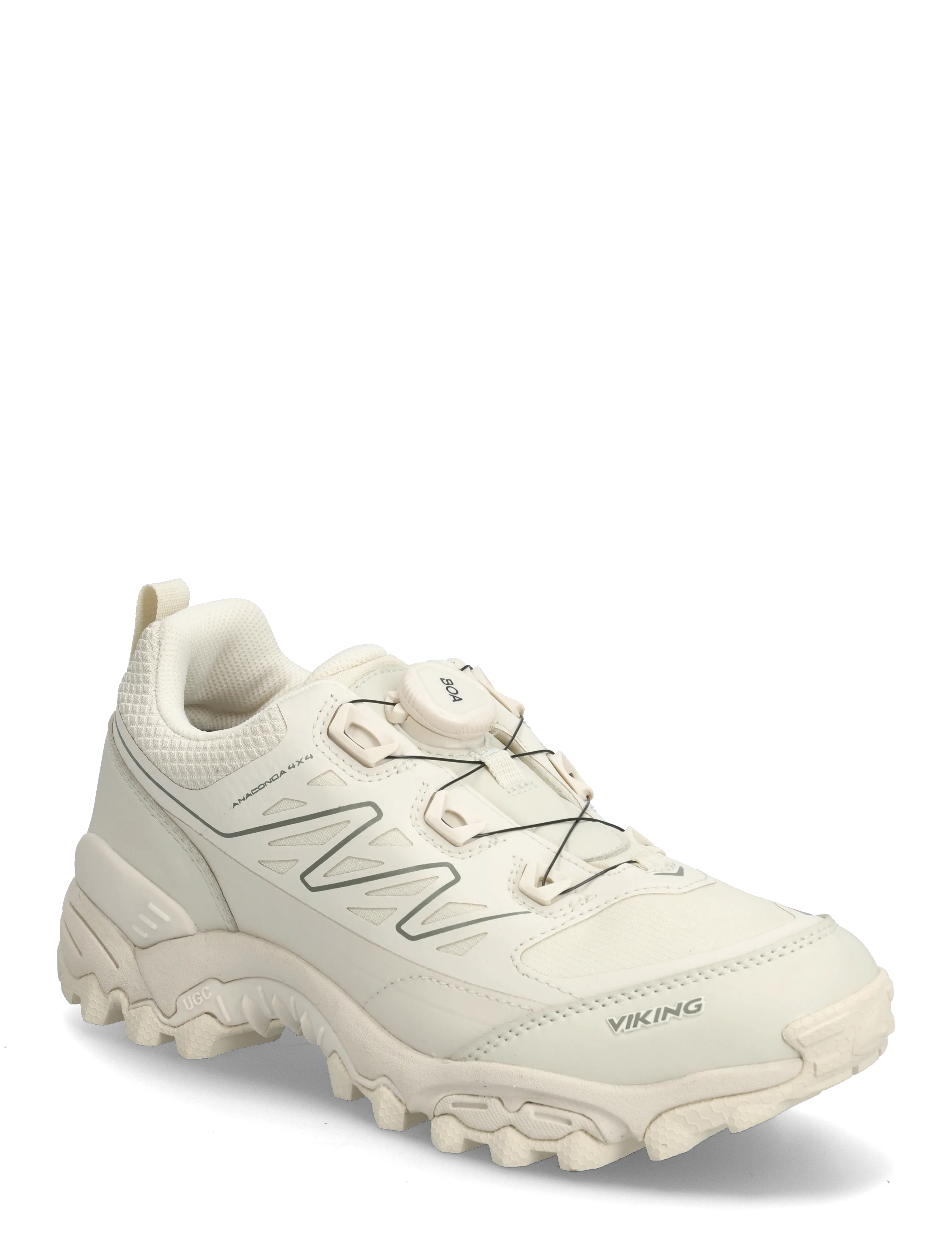 Viking Anaconda 4X4 Low Wp Boa, 44, Cream, Sport Sko > Sport Outdoor-hiking Sko, Herre