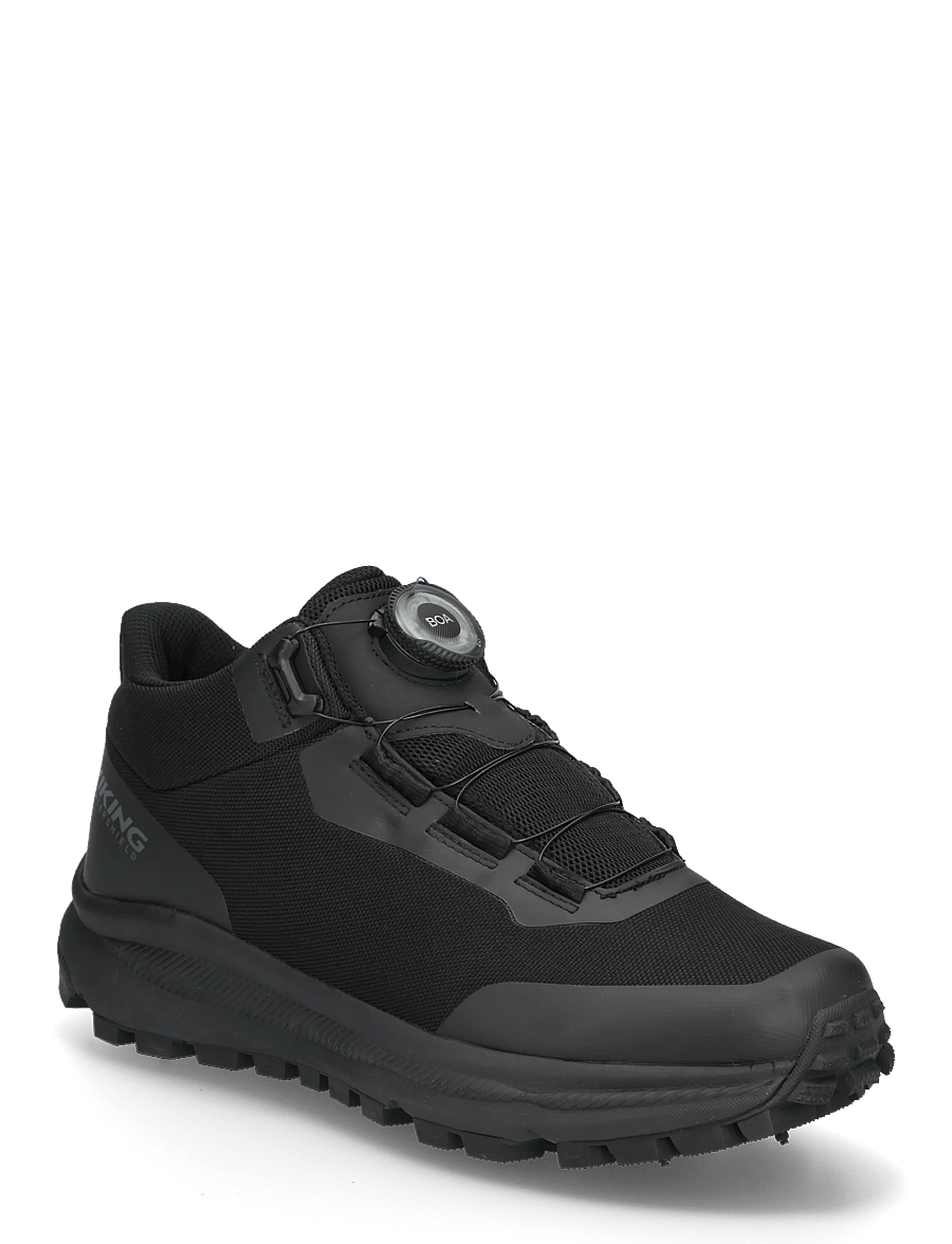 Viking - Stride Mid Spike Warm BOA WP M - wanderschuhe - black - 0