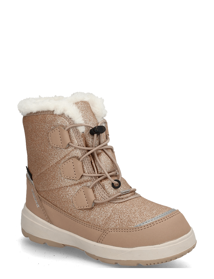 Viking - Toasty Glitter Warm GTX Zip - skor - beige - 0