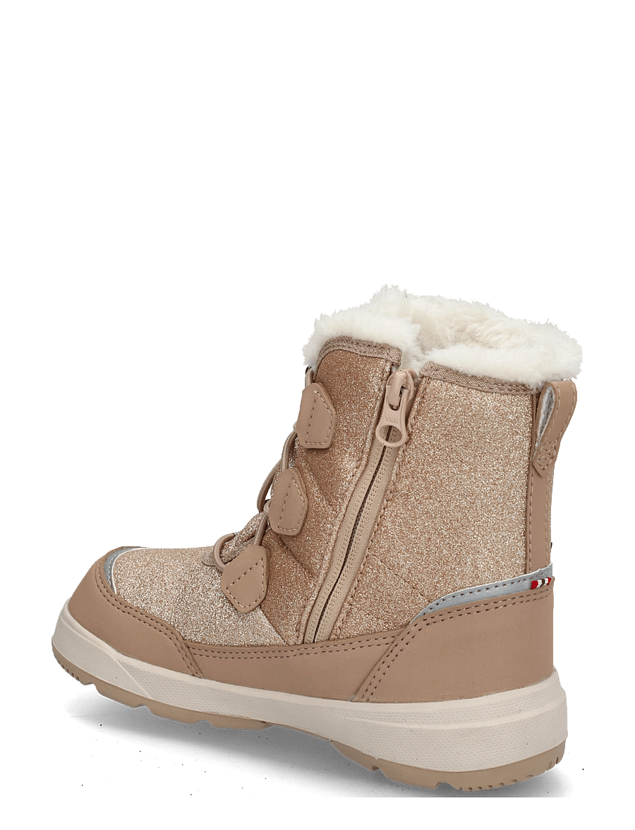 Viking - Toasty Glitter Warm GTX Zip - skor - beige - 1