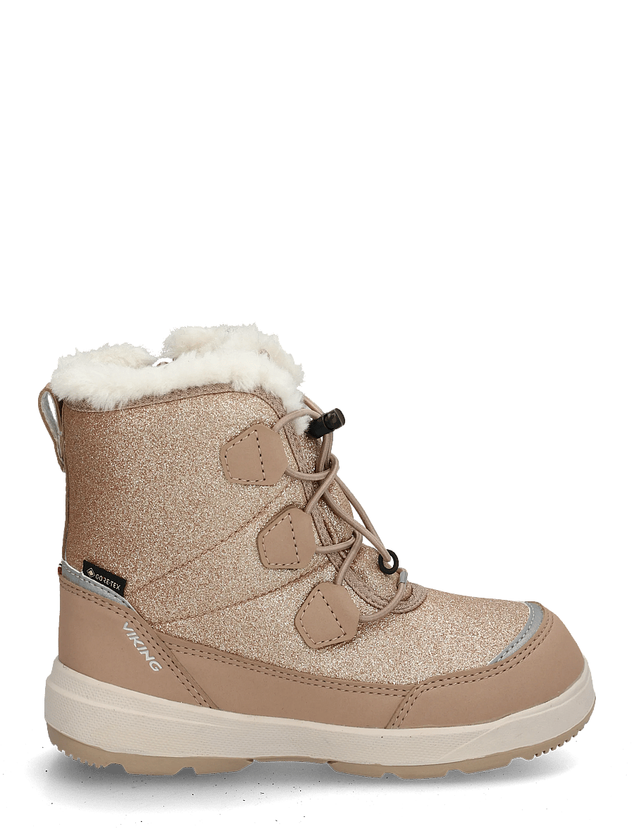 Viking - Toasty Glitter Warm GTX Zip - schuhe - beige - 2