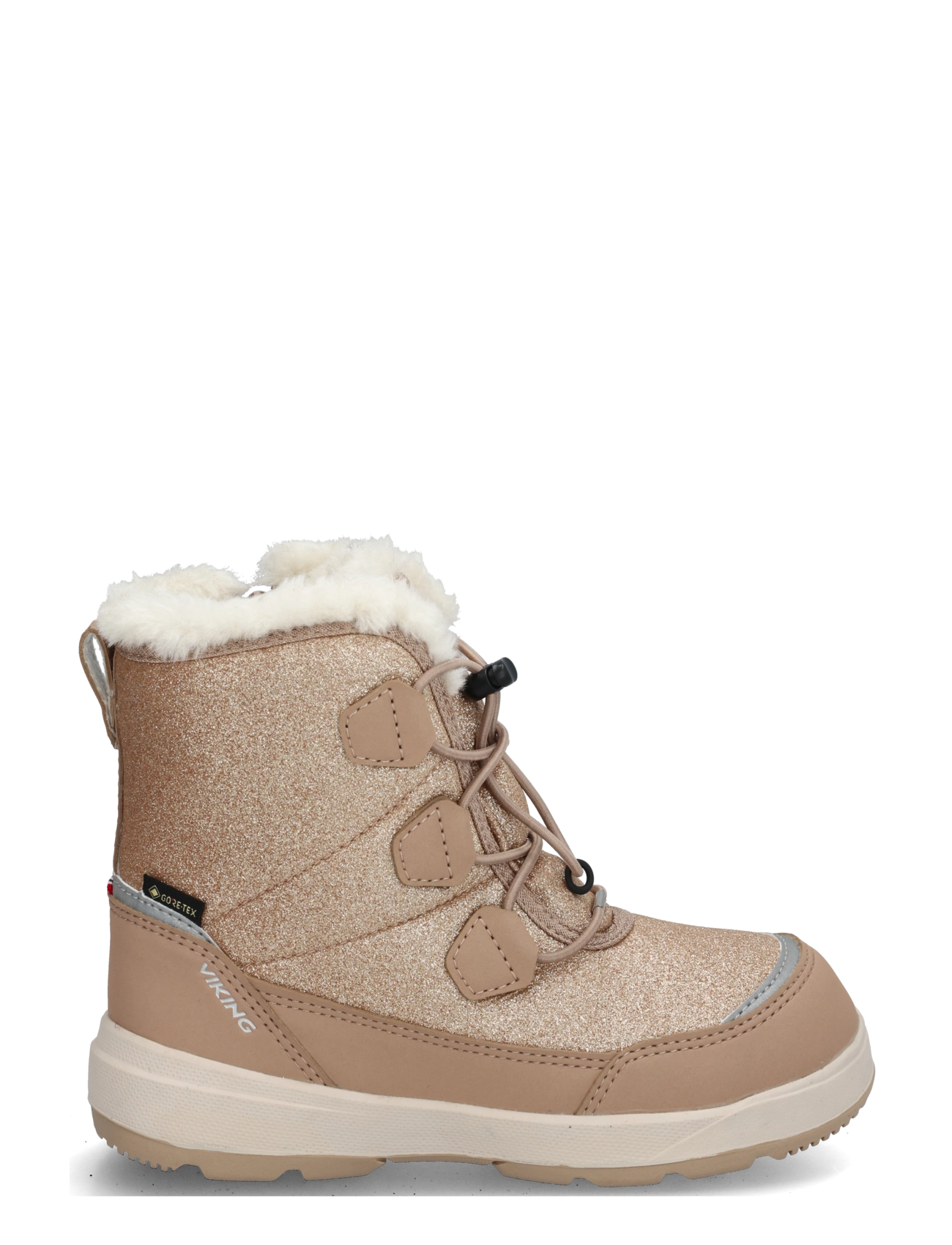 Viking - Toasty Glitter Warm GTX Zip - skor - beige - 2