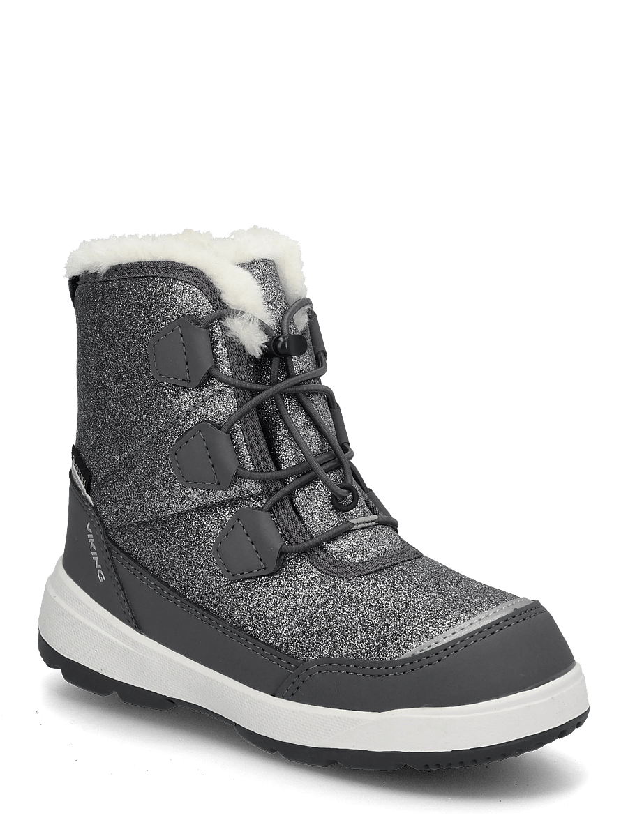 Viking - Toasty Glitter Warm GTX Zip - sko - dark grey - 0