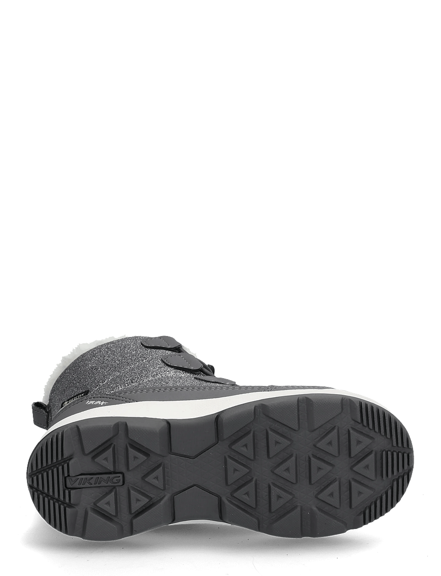 Viking - Toasty Glitter Warm GTX Zip - sko - dark grey - 4