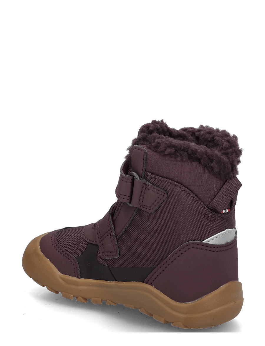 Viking - Spruce Barefoot Warm GTX 2V - skor - wine - 1