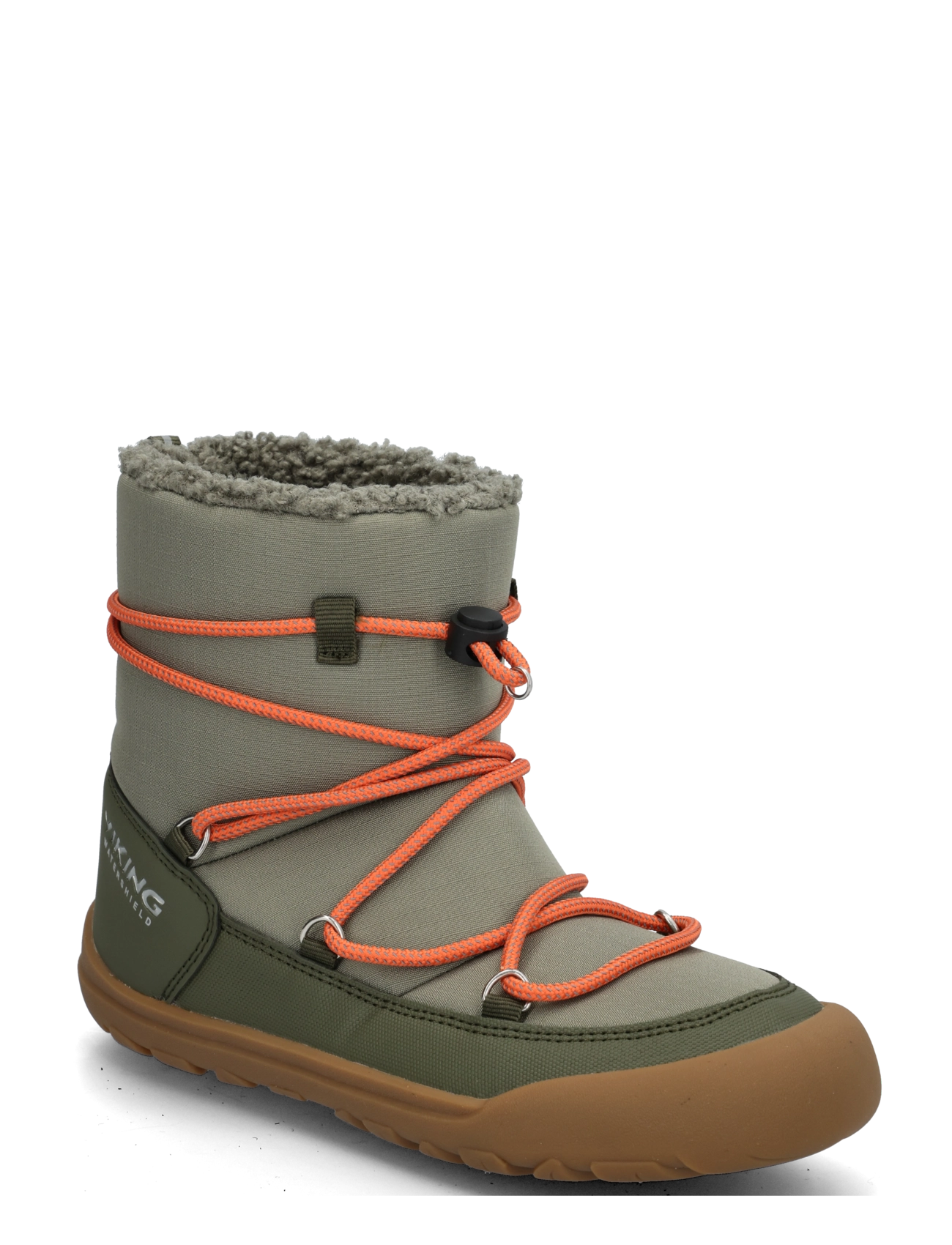 Viking Birch Barefoot Warm WP Pull-on - Babykleidung - OLIVE / khaki/green