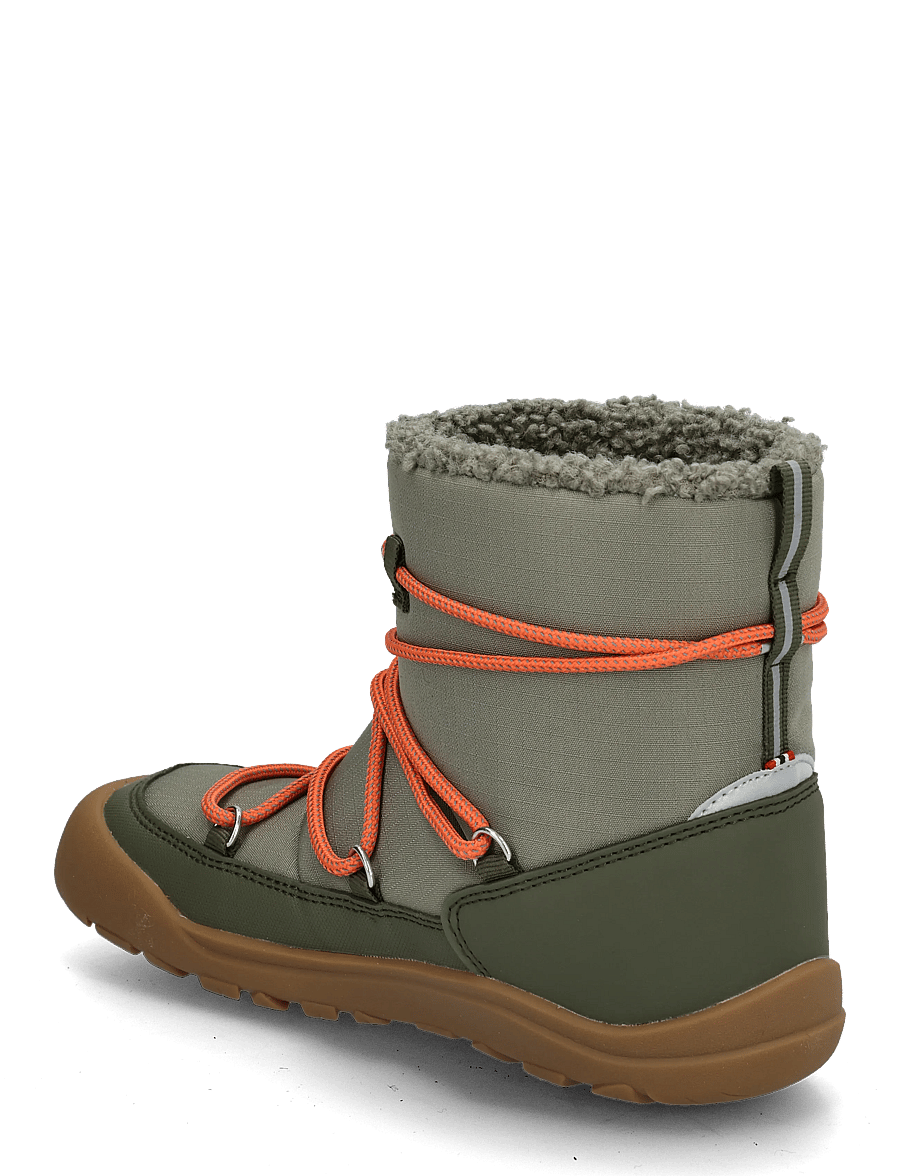 Viking - Birch Barefoot Warm WP Pull-on - baskāju apavi - olive - 1