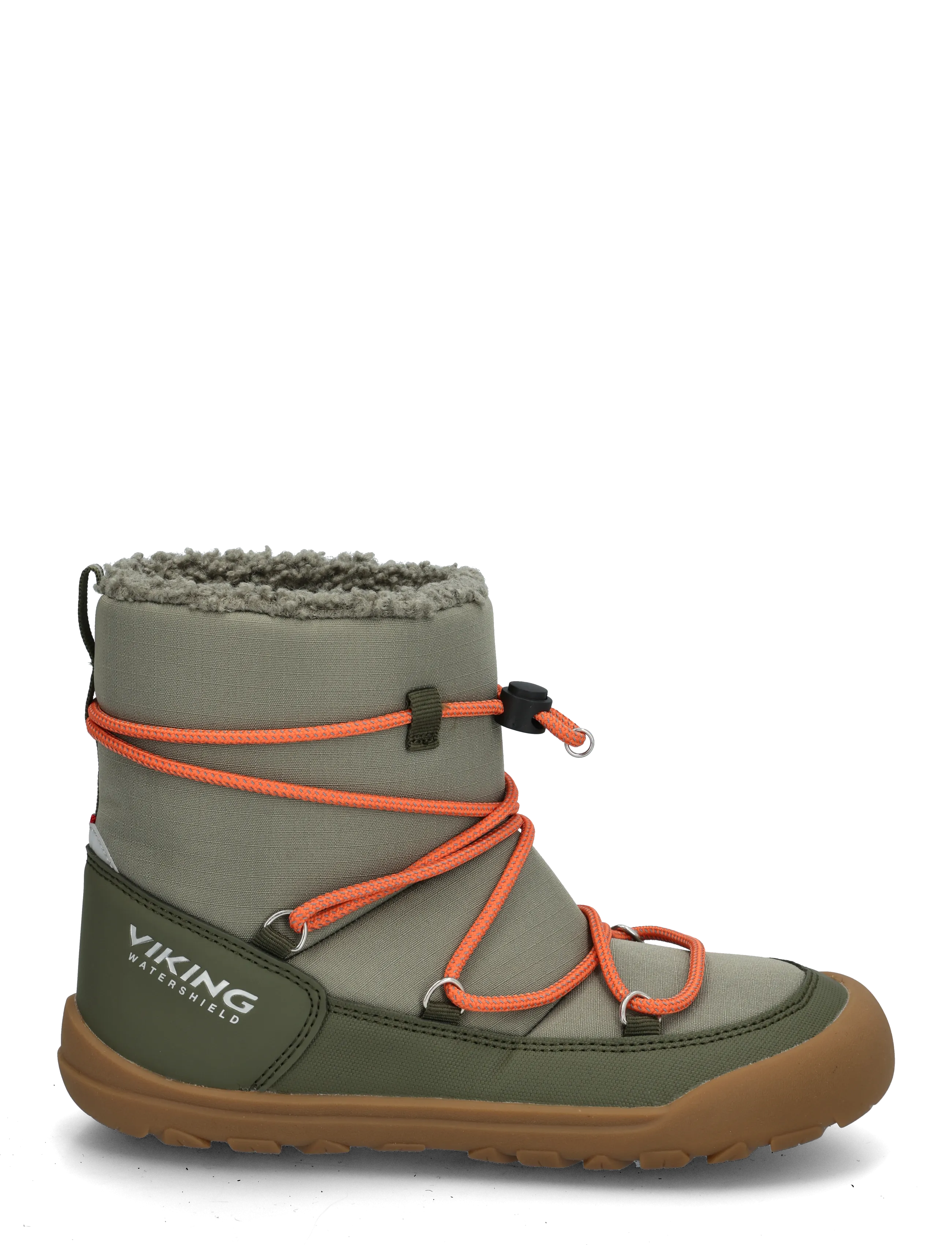 Viking - Birch Barefoot Warm WP Pull-on - baskāju apavi - olive - 2