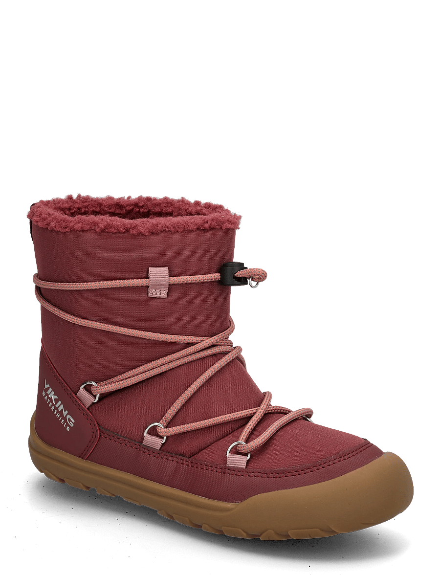 Viking - Birch Barefoot Warm WP Pull-on - barfotaskor - wine - 0