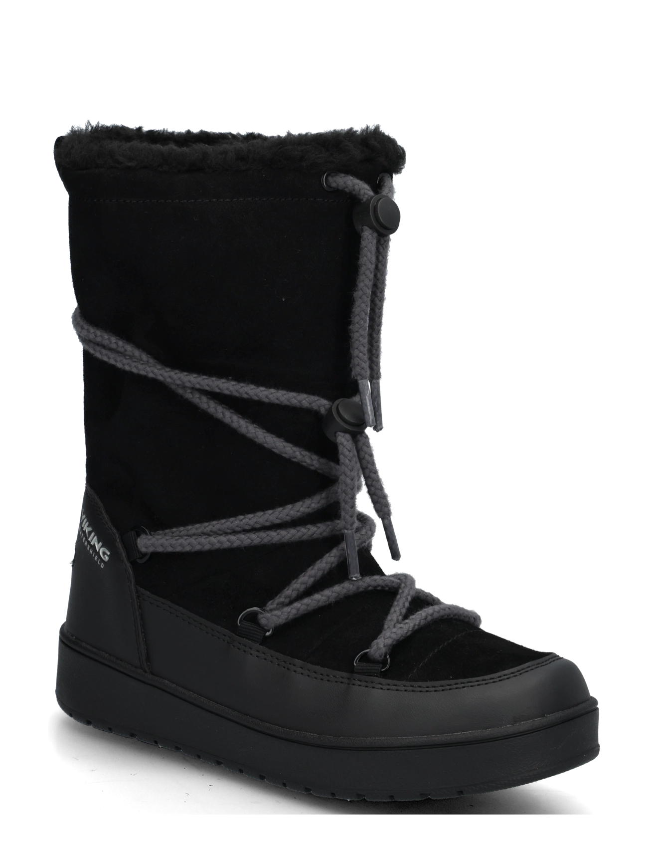 Viking Snowcord Tall Warm WP - Visa allt - BLACK / black