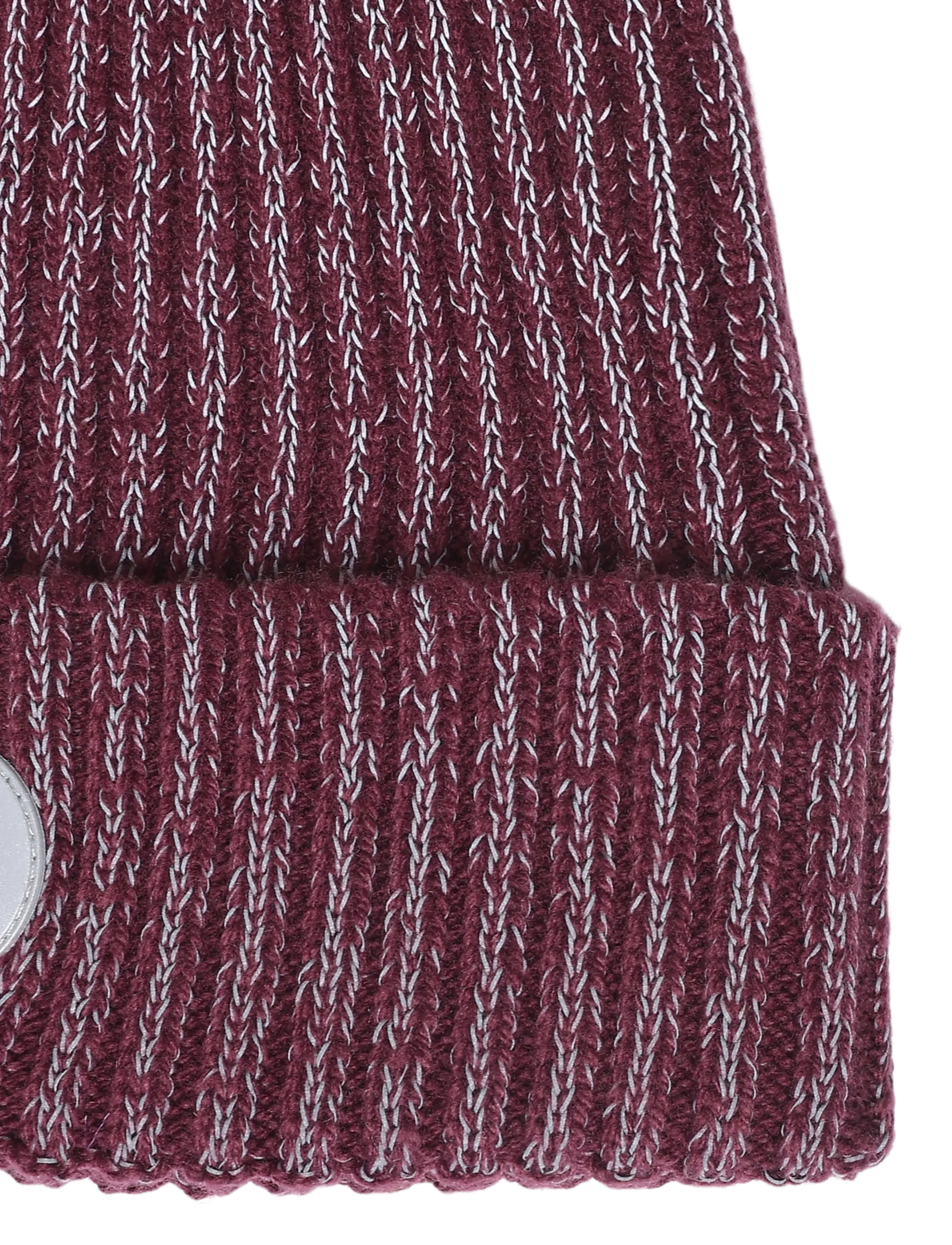 Viking - Fun Reflex Beanie - beanies - plum - 2