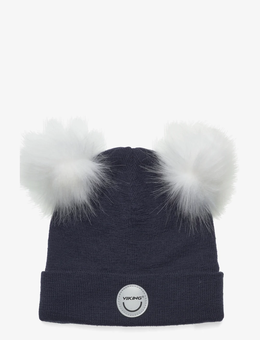 Viking - Play Pon Pon Wool Beanie - beanies - navy - 0