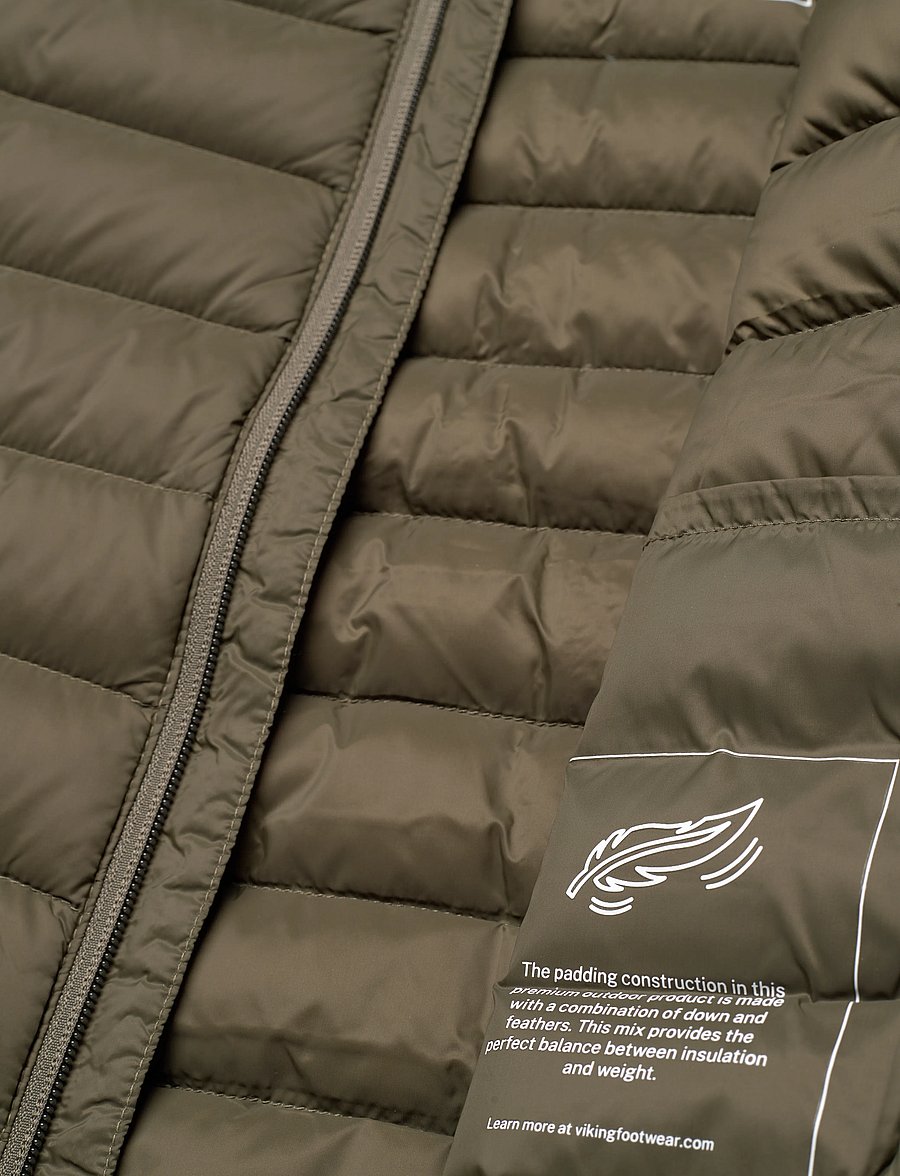 Viking - Aery Light Down Jacket - isolierte jacken - olive/olive - 4