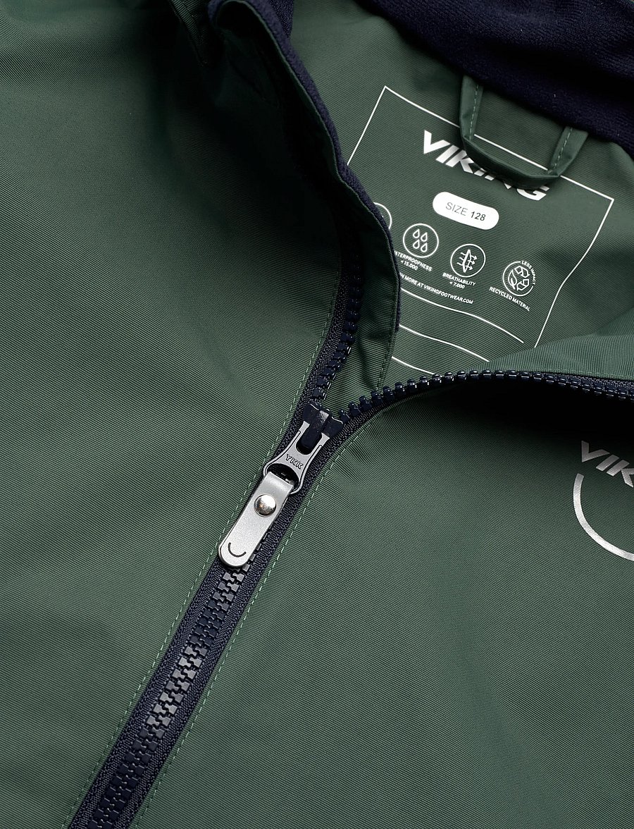 Viking - Play Jacket Spring Waterproof - skal- & regnjackor - dark green - 2