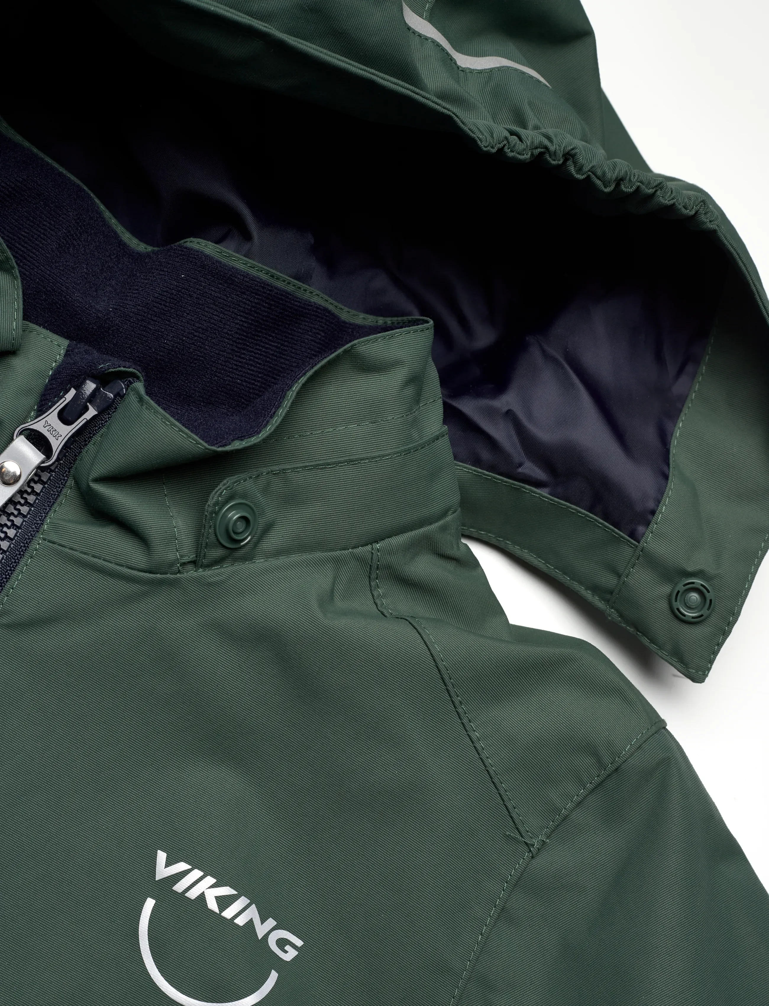 Viking - Play Jacket Spring Waterproof - herbstjacken - dark green - 3