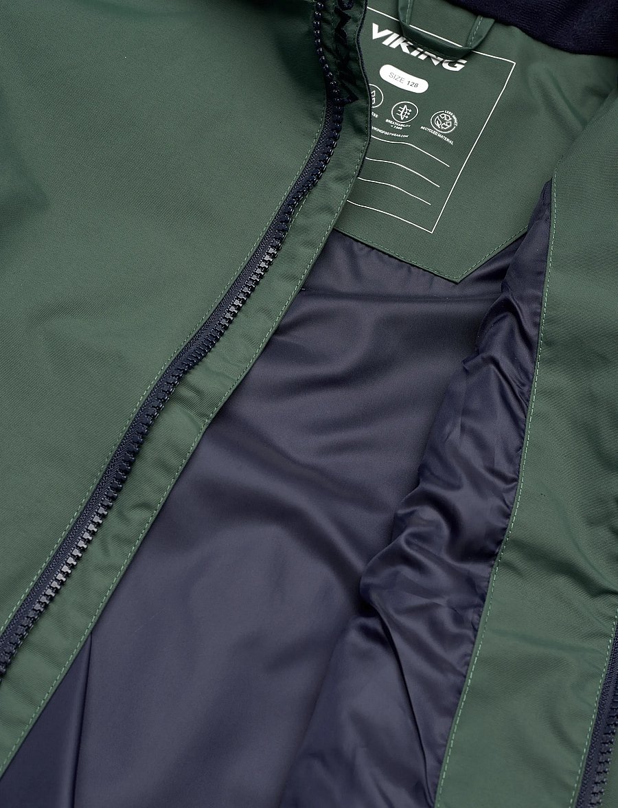 Viking - Play Jacket Spring Waterproof - skal- & regnjackor - dark green - 5