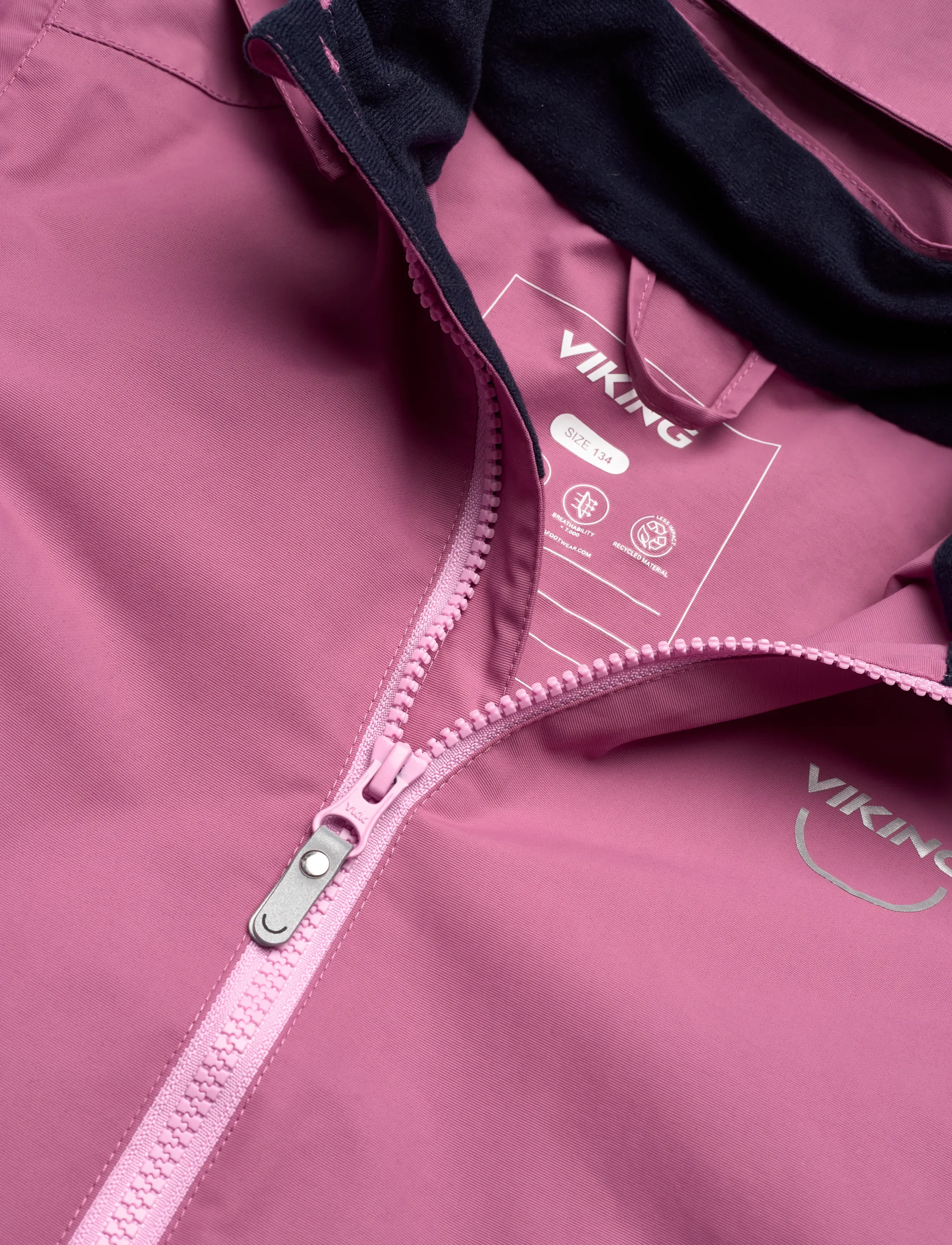 Viking - Play Jacket Spring Waterproof - kurtki z powłoką shell i przeciwdeszczowe - plum - 2