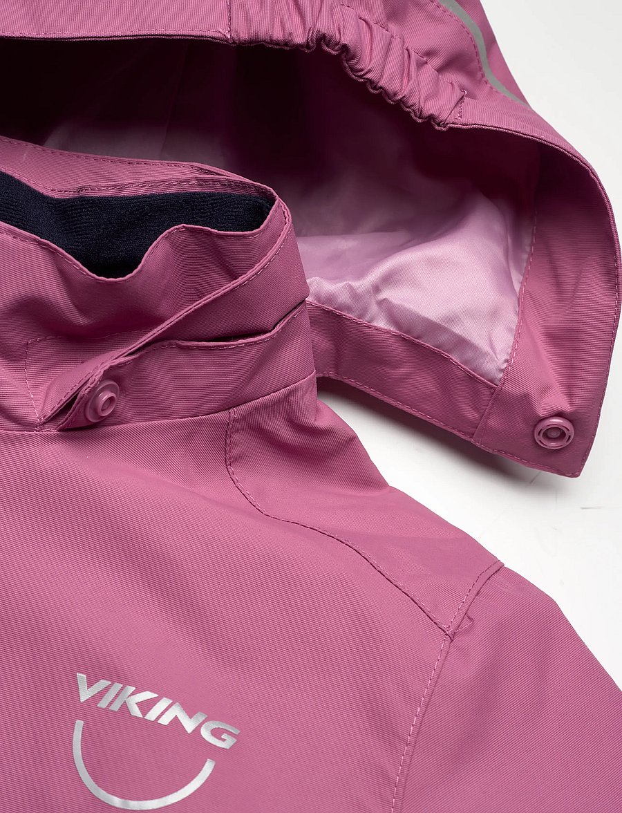 Viking - Play Jacket Spring Waterproof - kurtki z powłoką shell i przeciwdeszczowe - plum - 3
