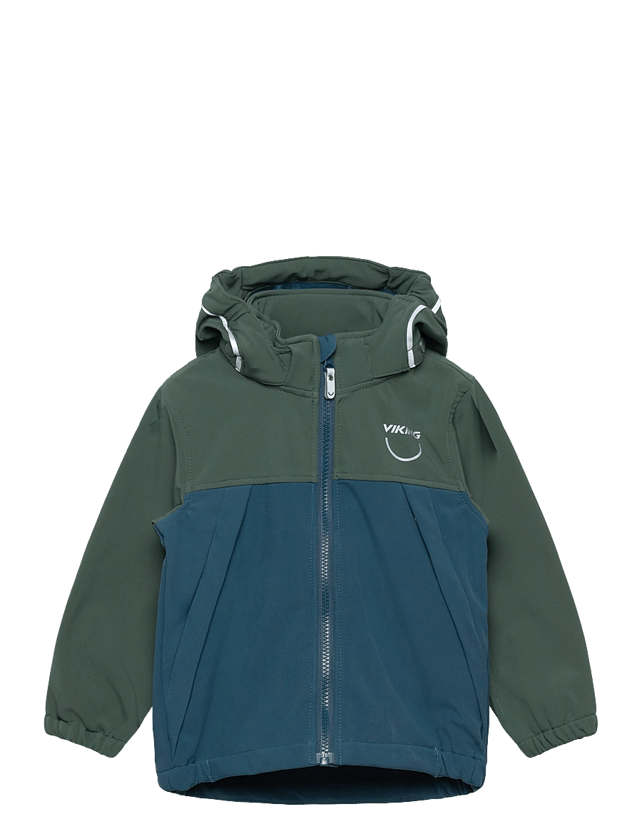 Viking - Play Softshell Jacket - softshelljackor - dark green - 0
