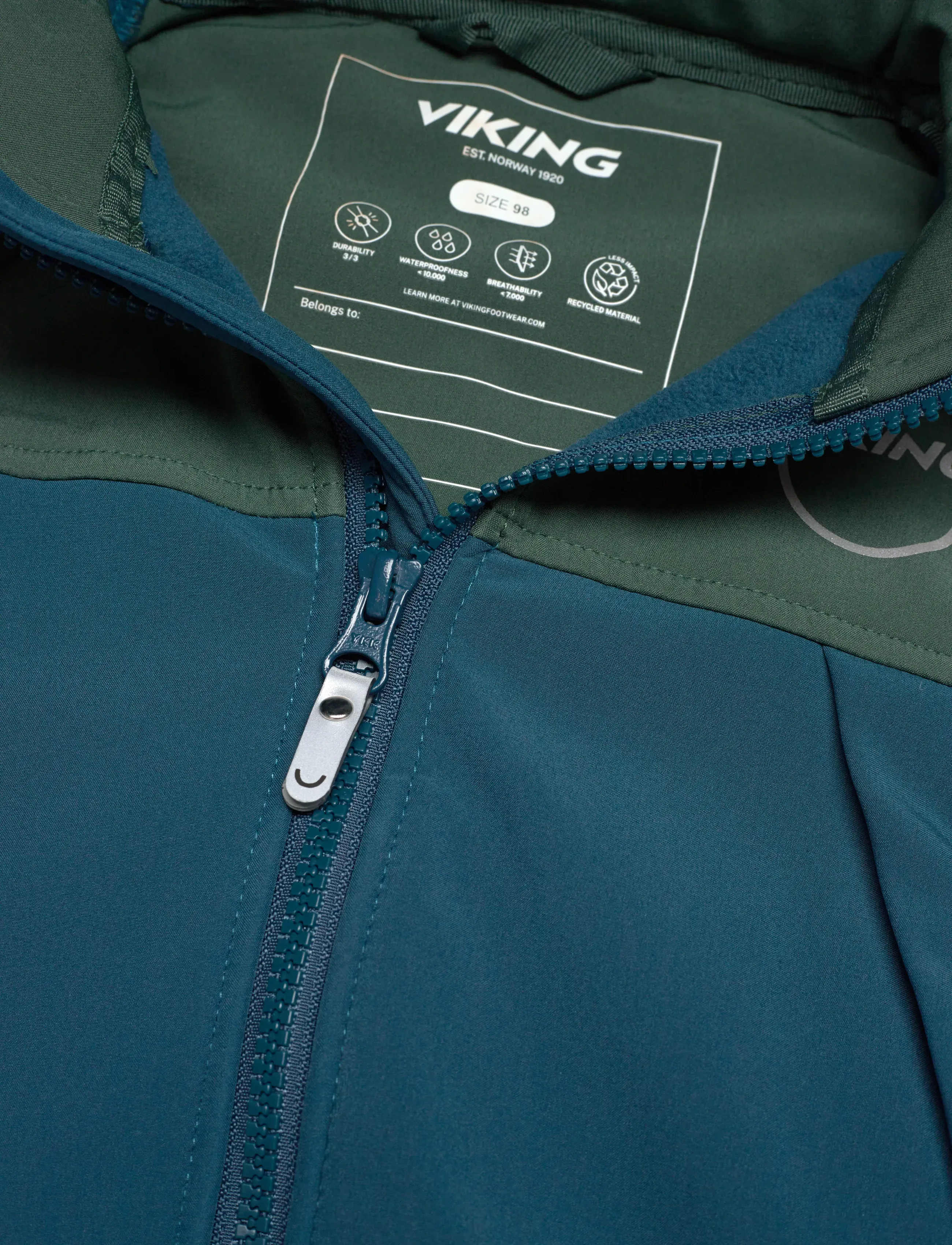 Viking - Play Softshell Jacket - efterårsjakker - dark green - 2