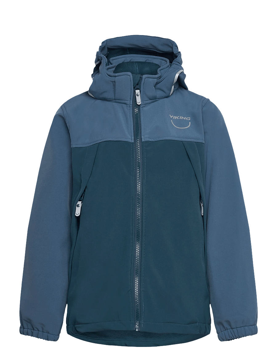 Viking - Play Softshell Jacket - striukės ir švarkeliai - denim - 0