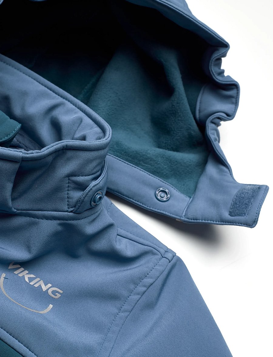 Viking - Play Softshell Jacket - striukės ir švarkeliai - denim - 3