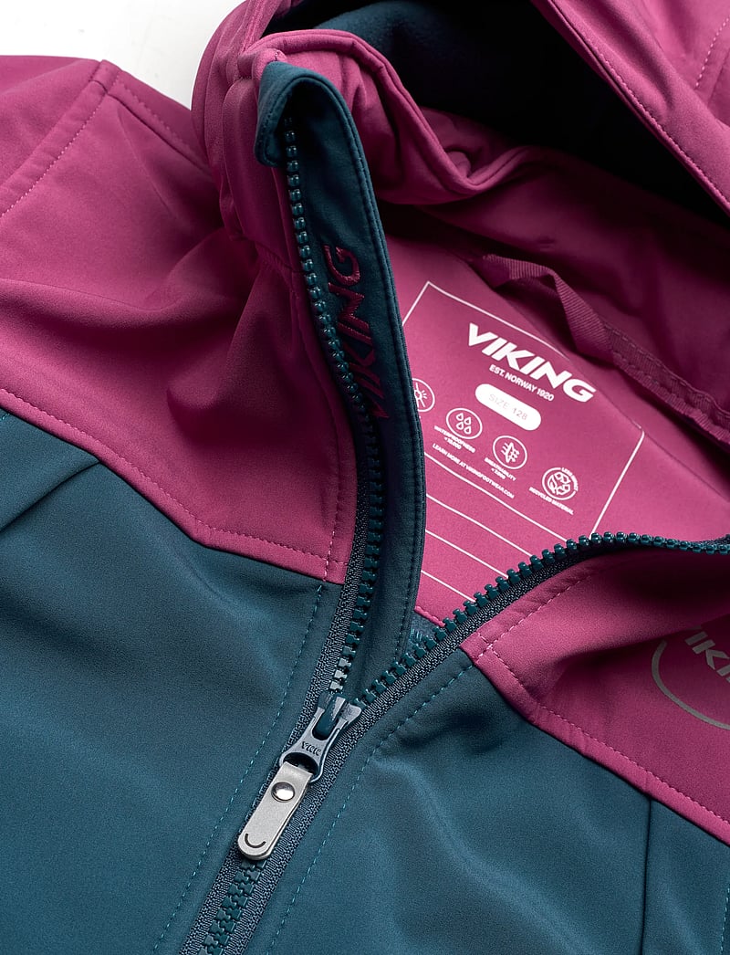 Viking - Play Softshell Jacket - softshell jakid - plum - 2