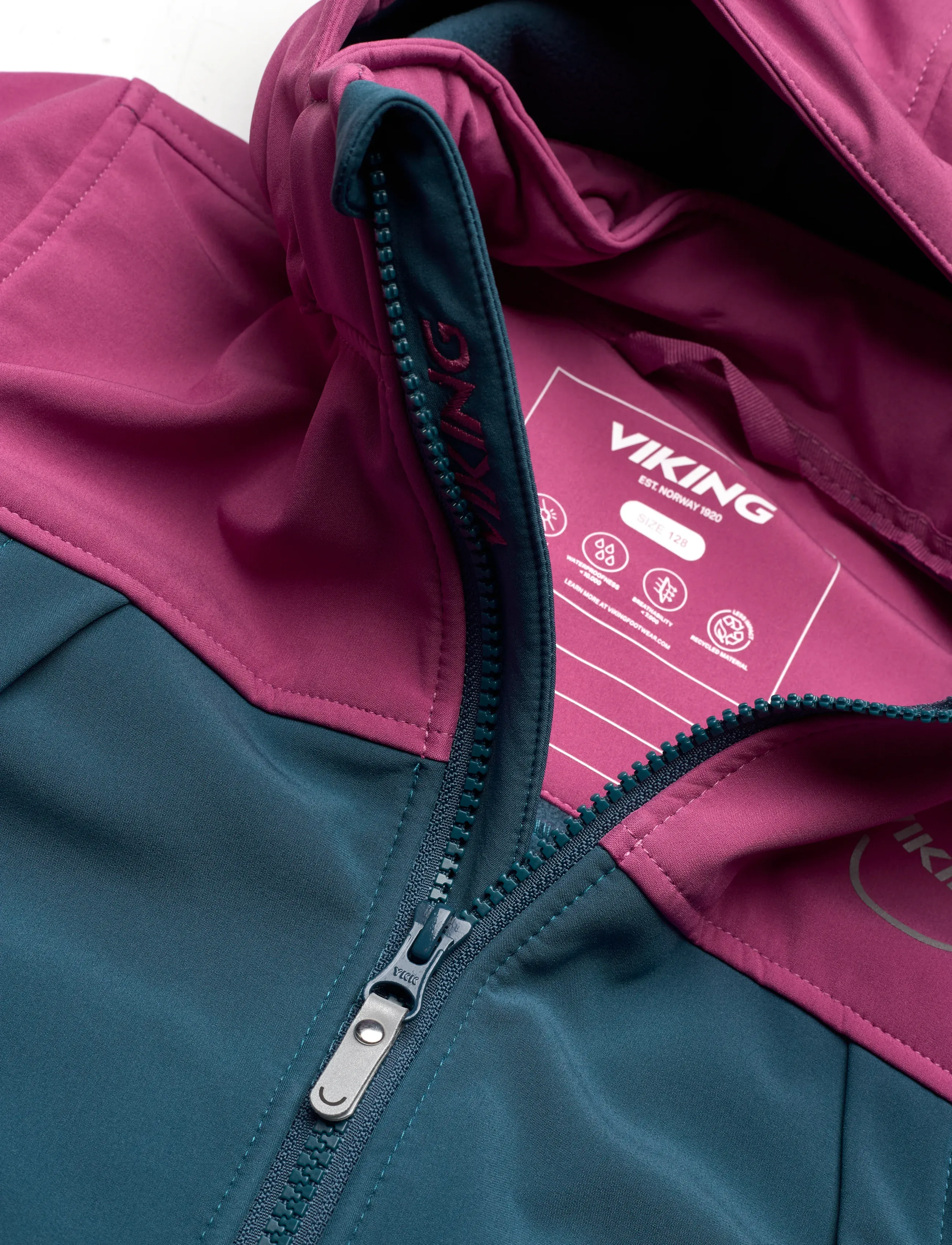 Viking - Play Softshell Jacket - softshell jakid - plum - 2