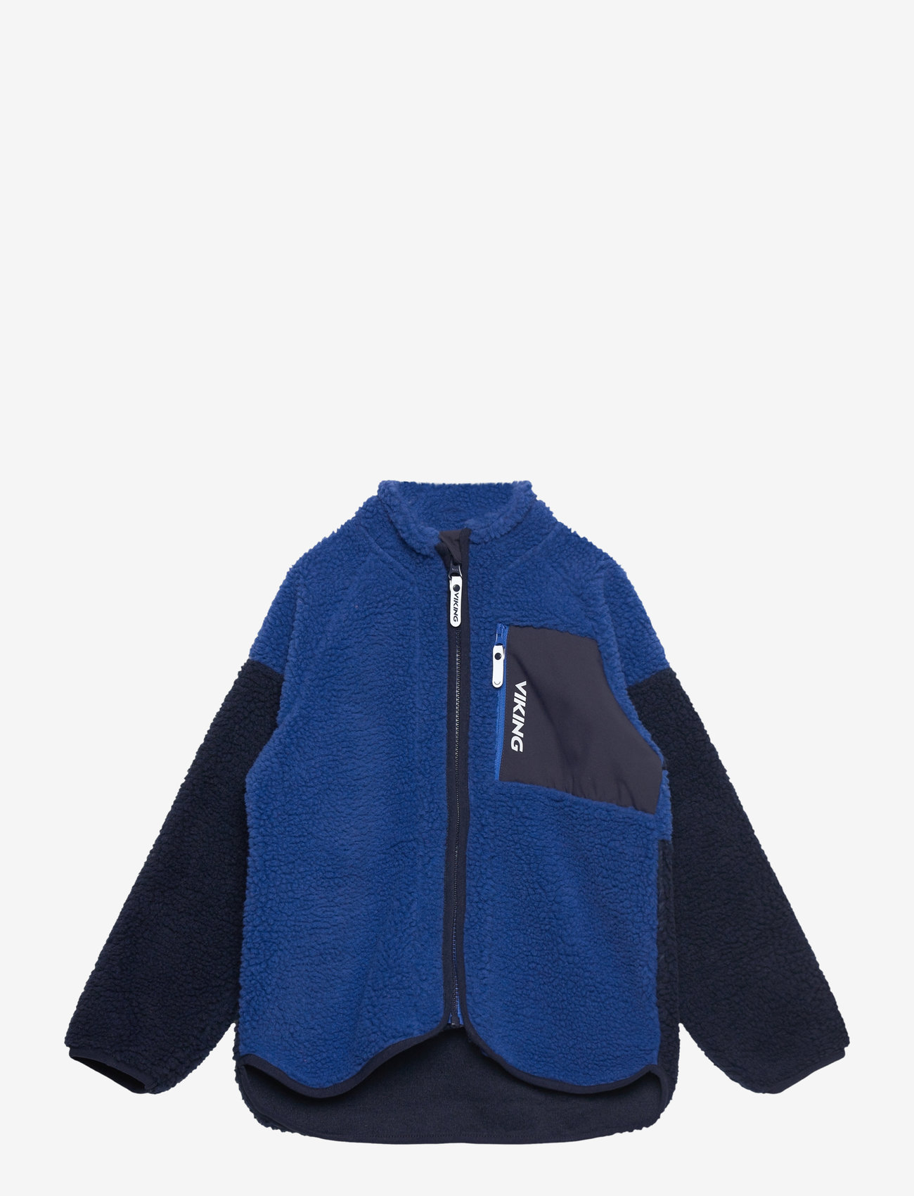Viking - Playtime Pile Midlayer Jacket - efterårsjakker - blue - 0