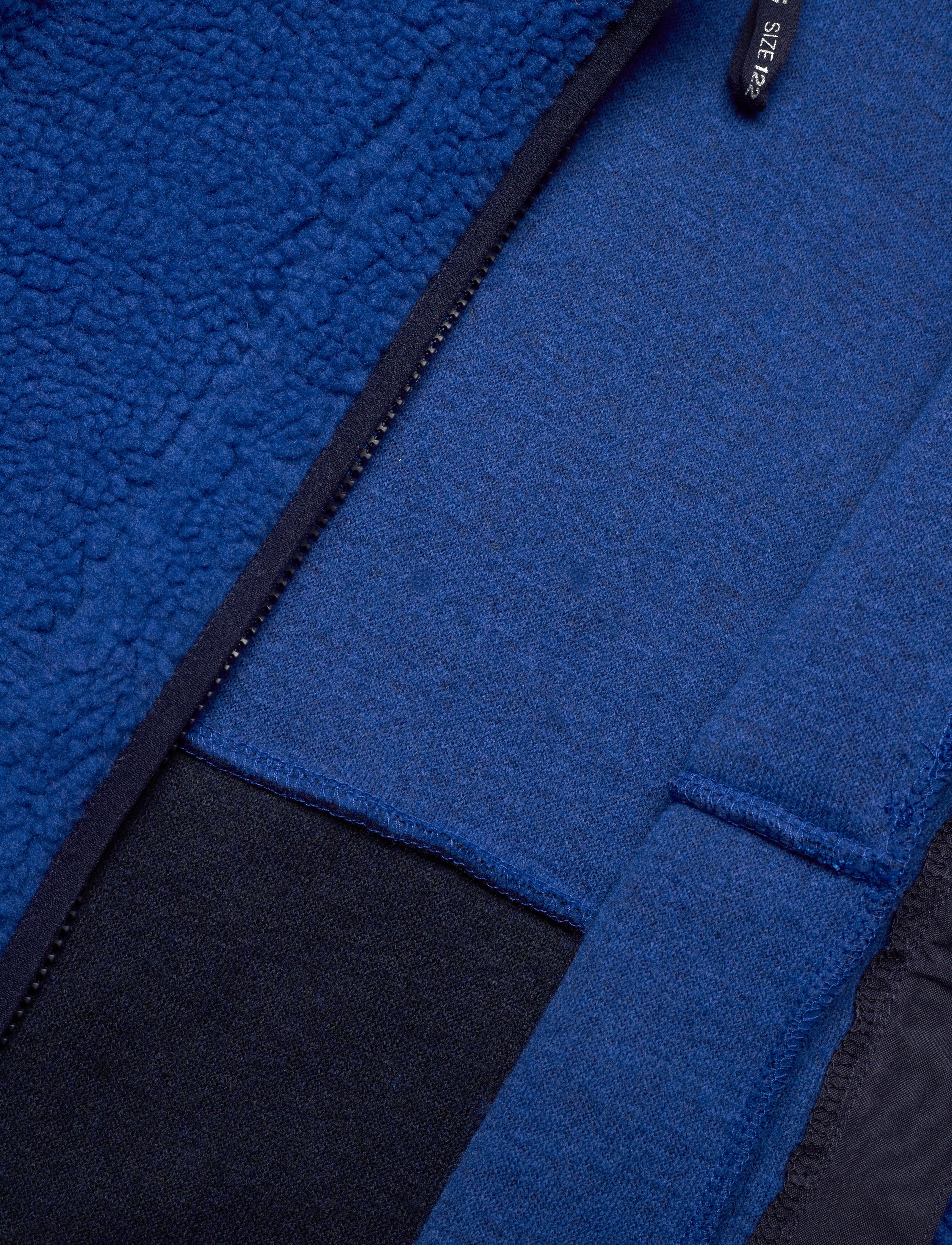 Viking - Playtime Pile Midlayer Jacket - fall jackets - blue - 3