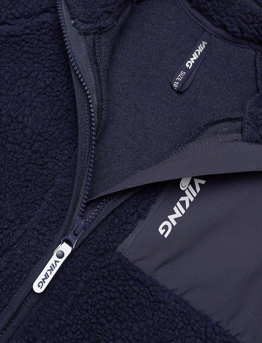 Viking - Playtime Pile Midlayer Jacket - kurtki ocieplane - navy - 2