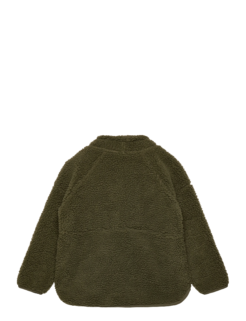 Viking - Playtime Pile Midlayer Jacket - insulated jackets - olive - 1