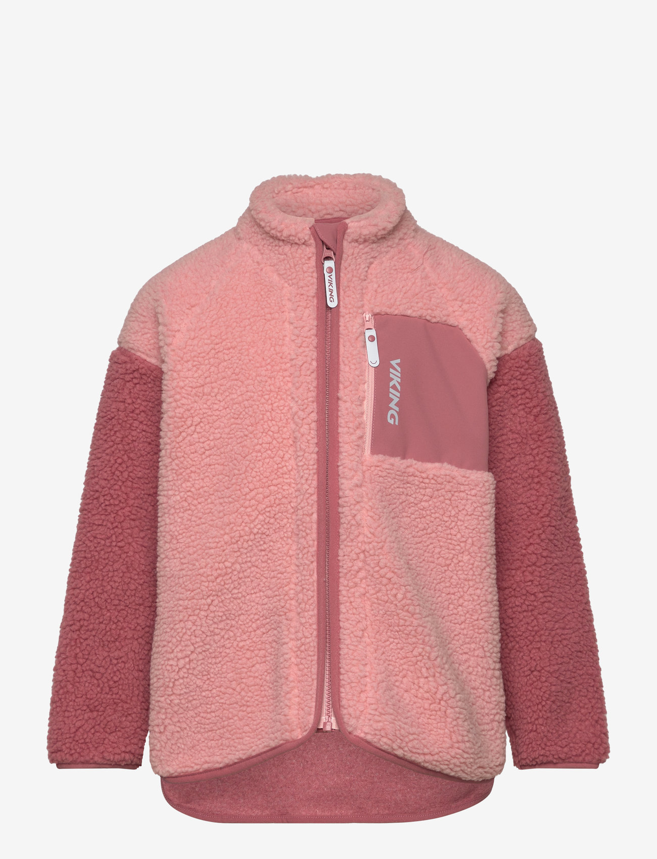 Viking - Playtime Pile Midlayer Jacket - isolerede jakker - pink - 0