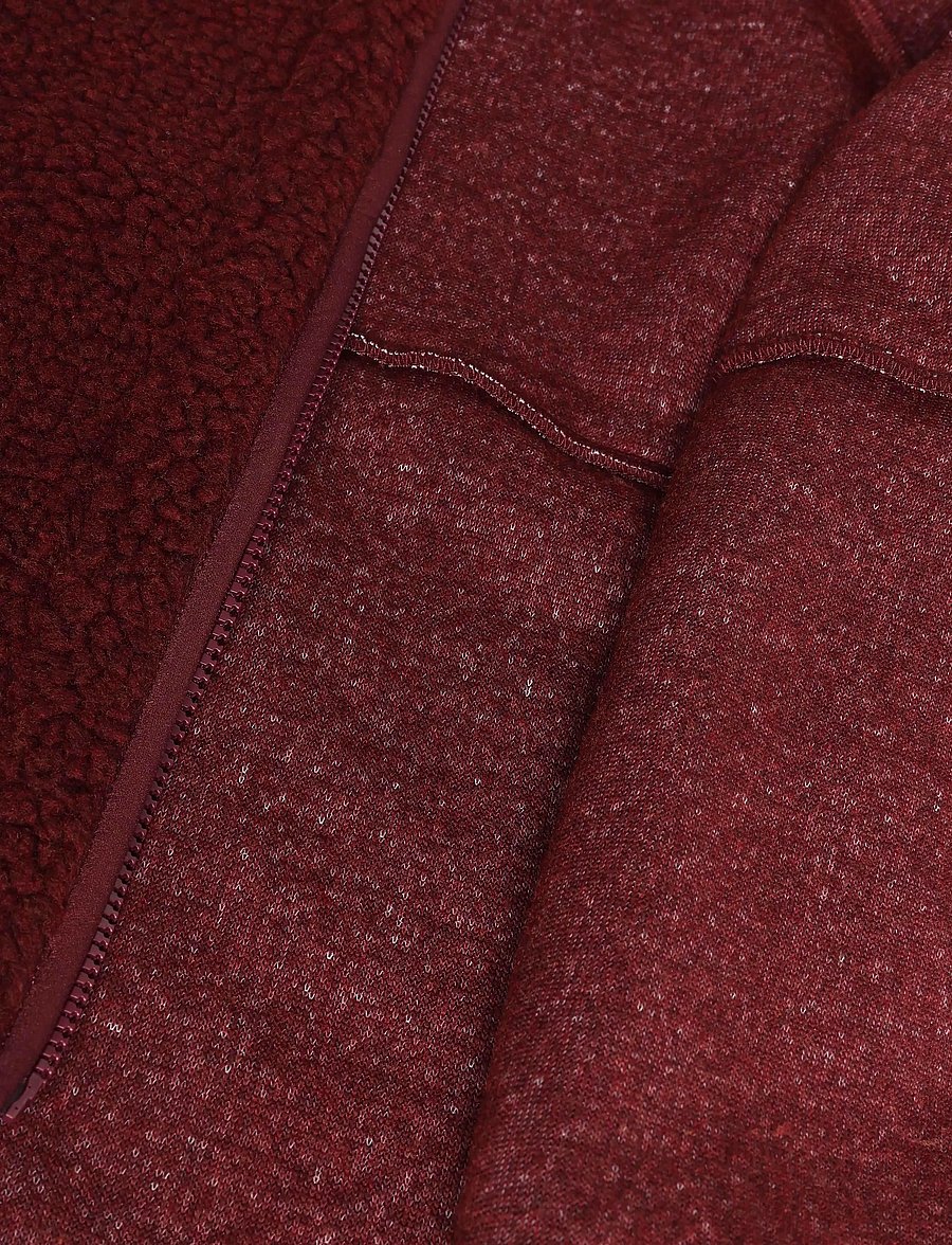 Viking - Playtime Pile Midlayer Jacket - isolerede jakker - plum - 4