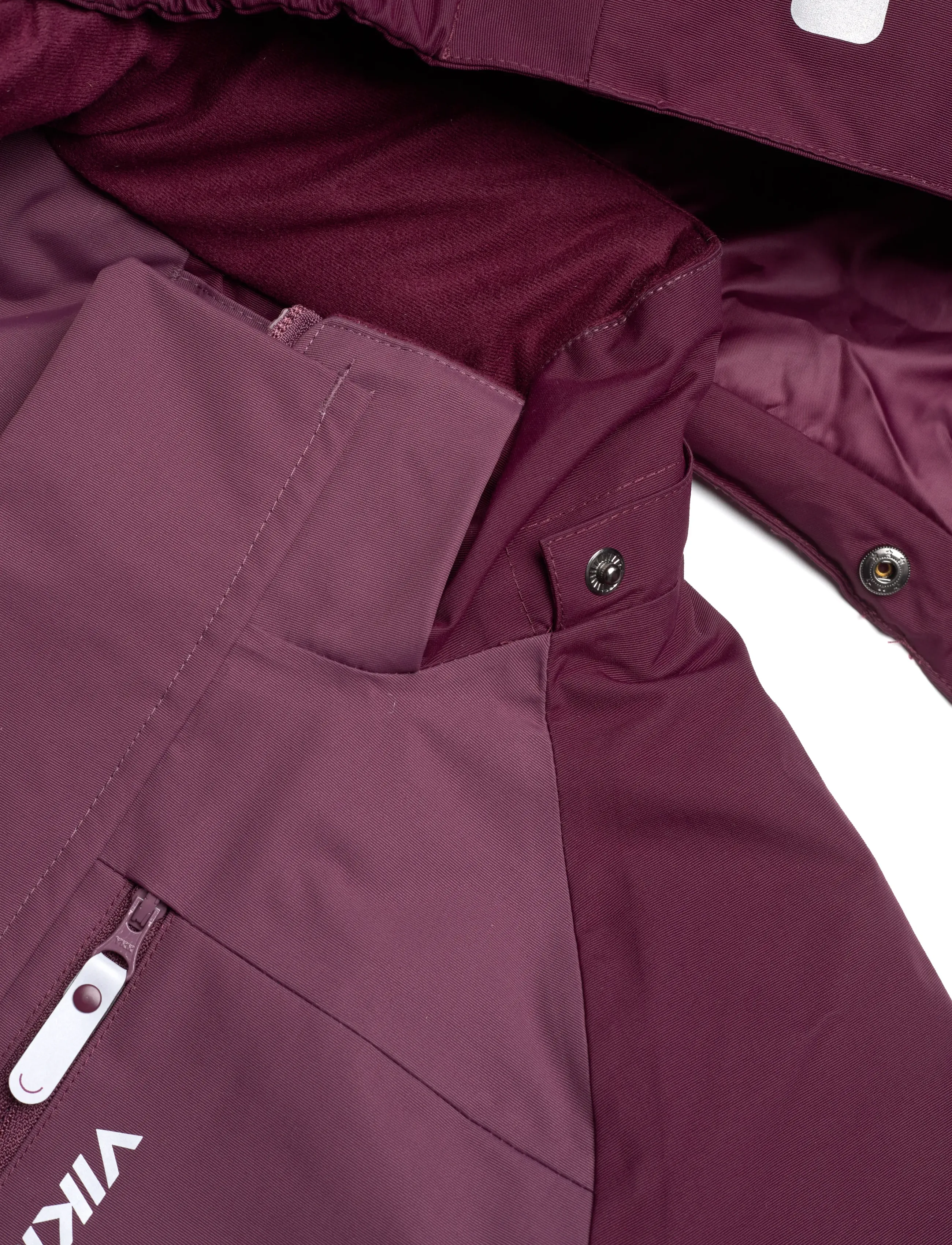 Viking - Toasty Winter Thermal Overall - ytterkläder - plum - 3