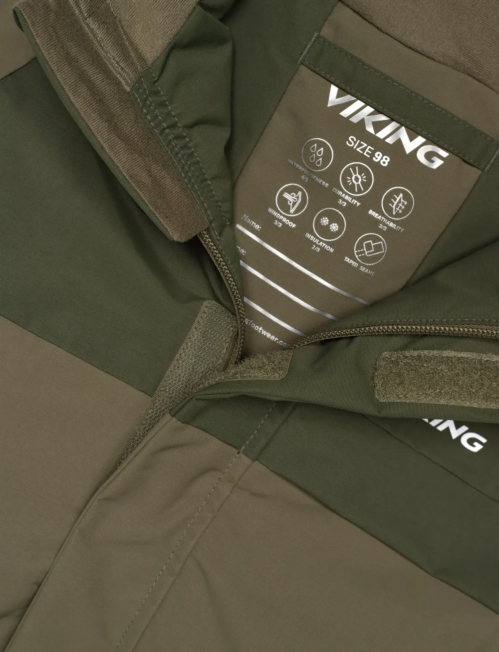 Viking - Play Winter Jacket Thermal - suusajoped - olive - 2