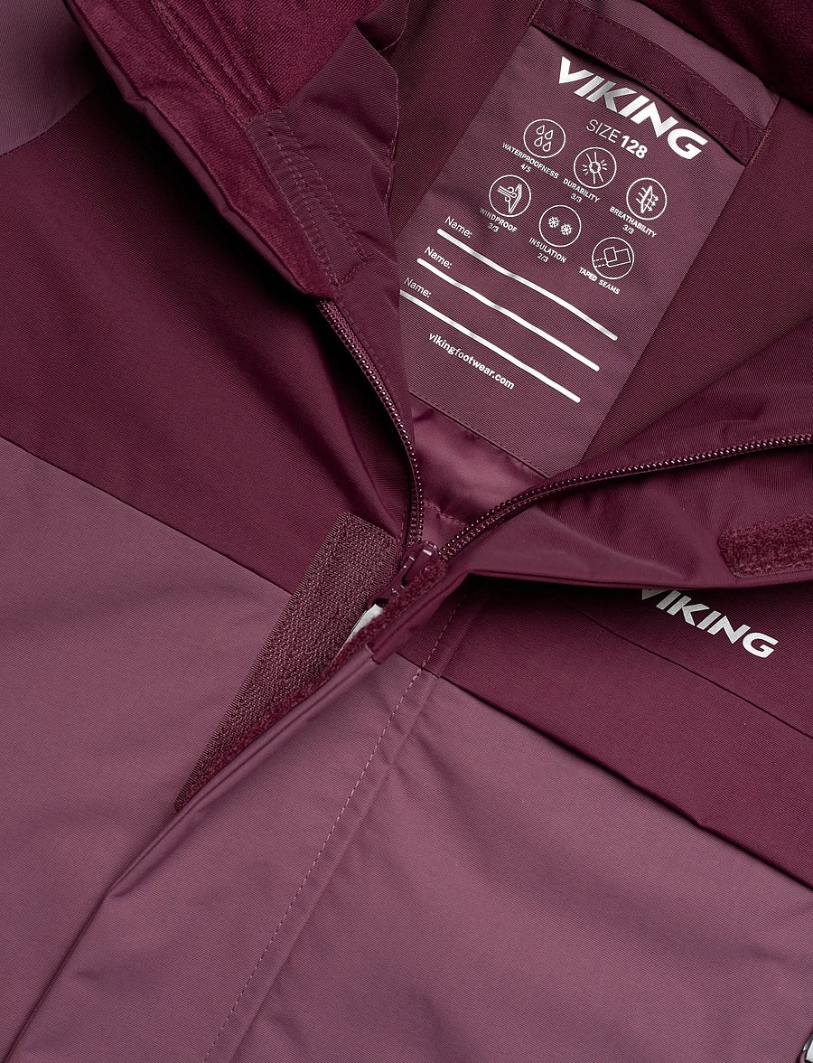 Viking - Play Winter Jacket Thermal - skidjackor - plum - 2