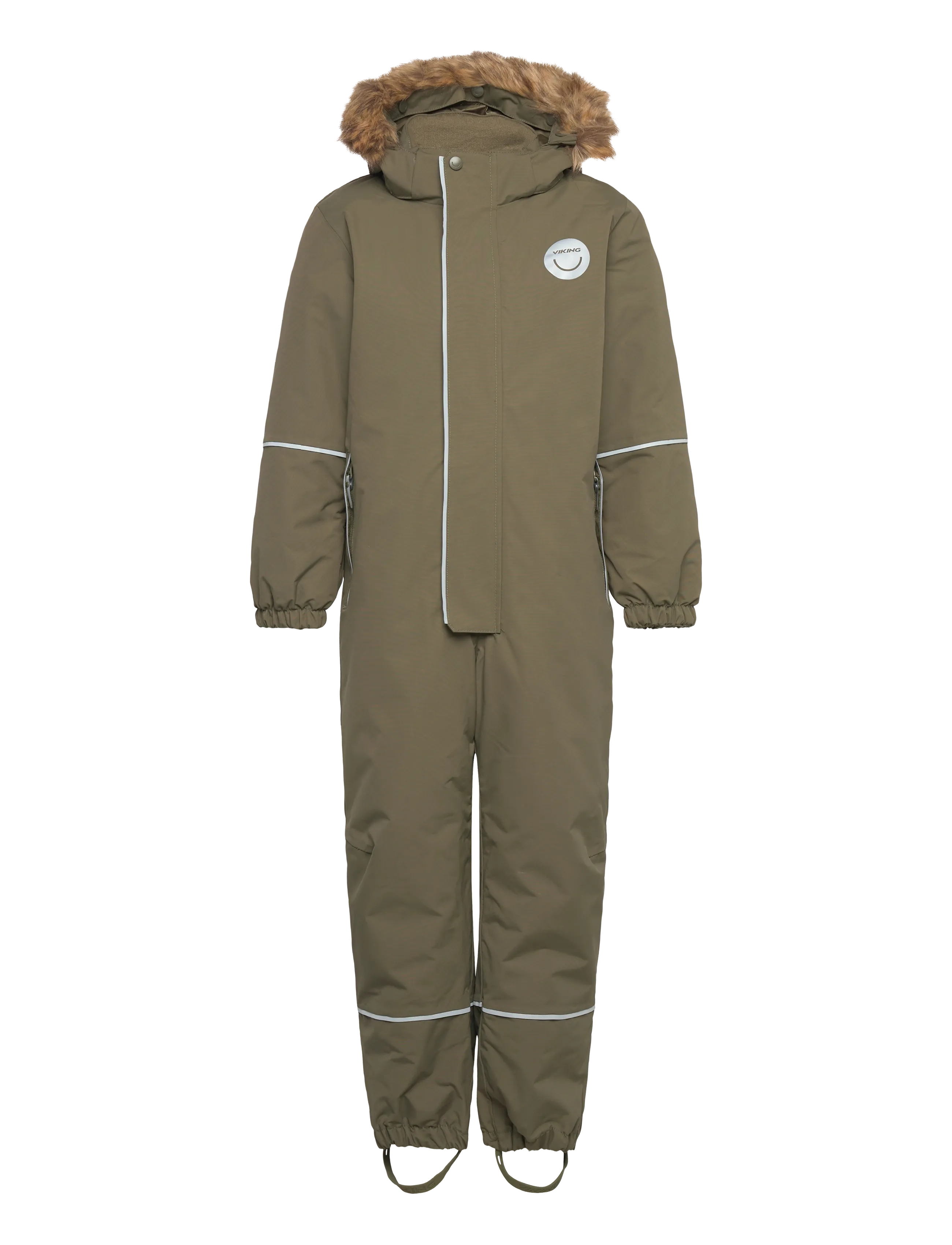 Viking Play Winter Playsuit Thermal, Børn, Termo Flyverdragt, Kakigrøn, Str: 98