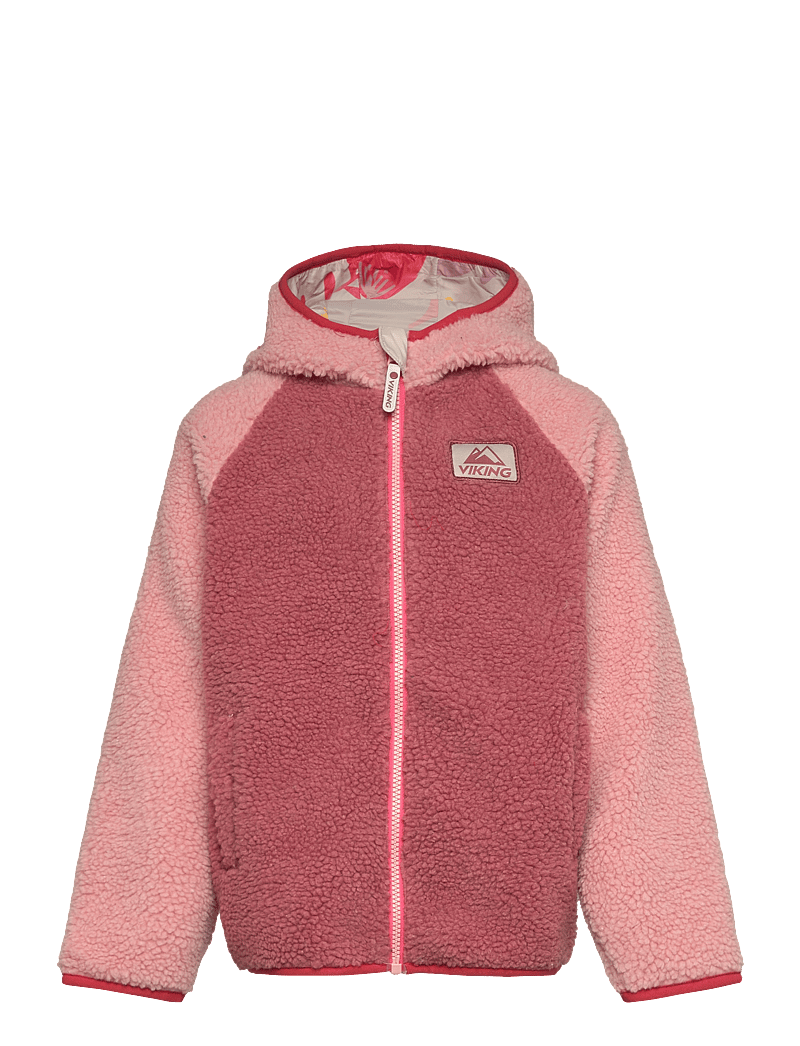 Viking - Play Reversible Pile Jacket - isolerede jakker - light pink - 0