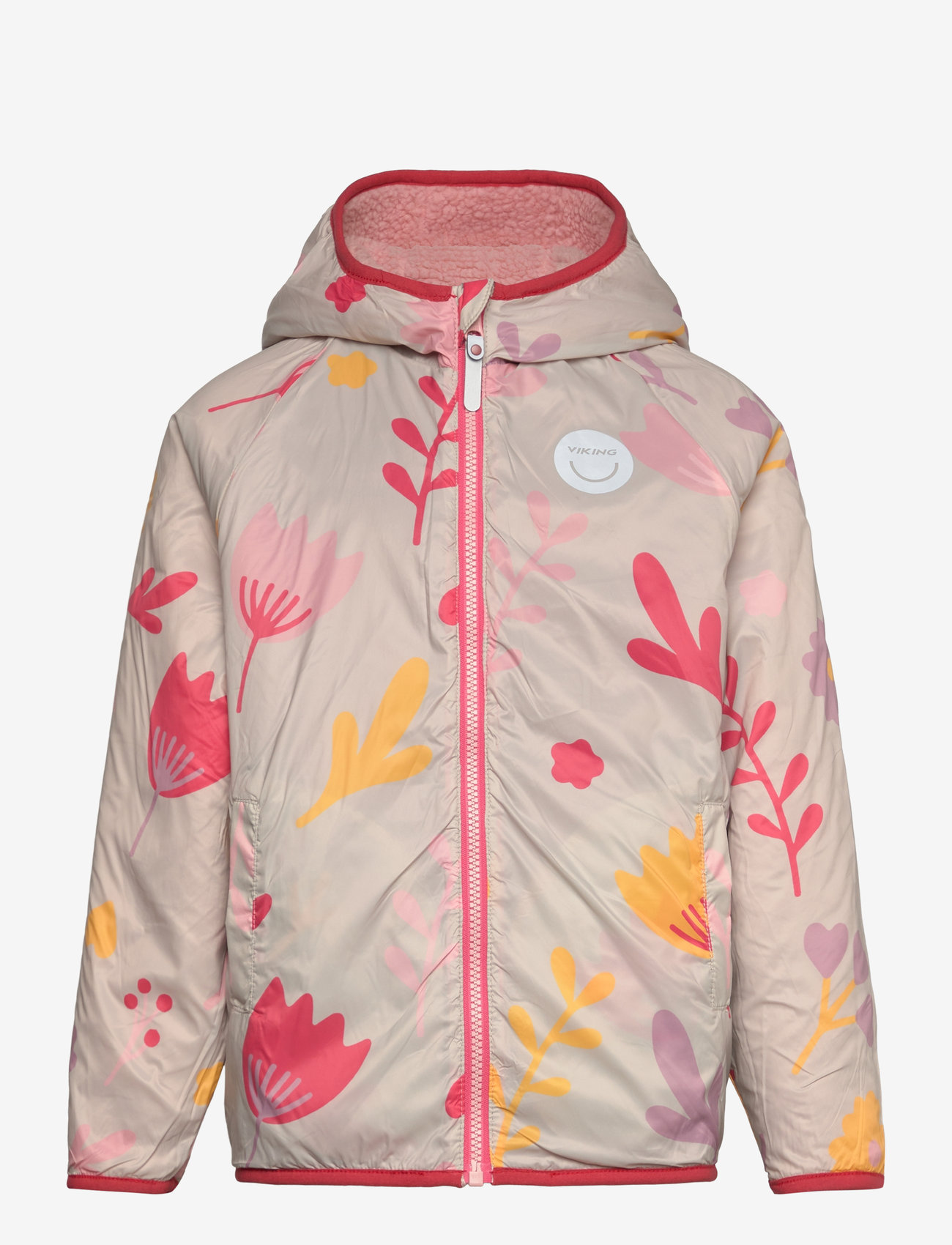 Viking - Play Reversible Pile Jacket - isolerede jakker - light pink - 2