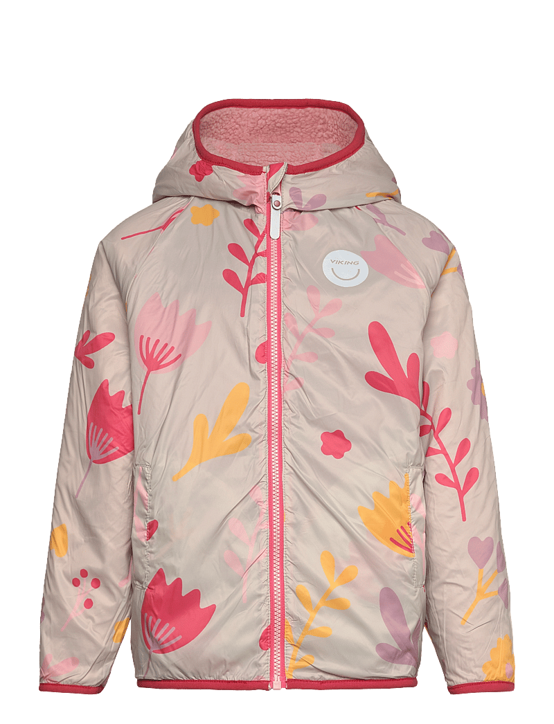 Viking - Play Reversible Pile Jacket - isolerede jakker - light pink - 2