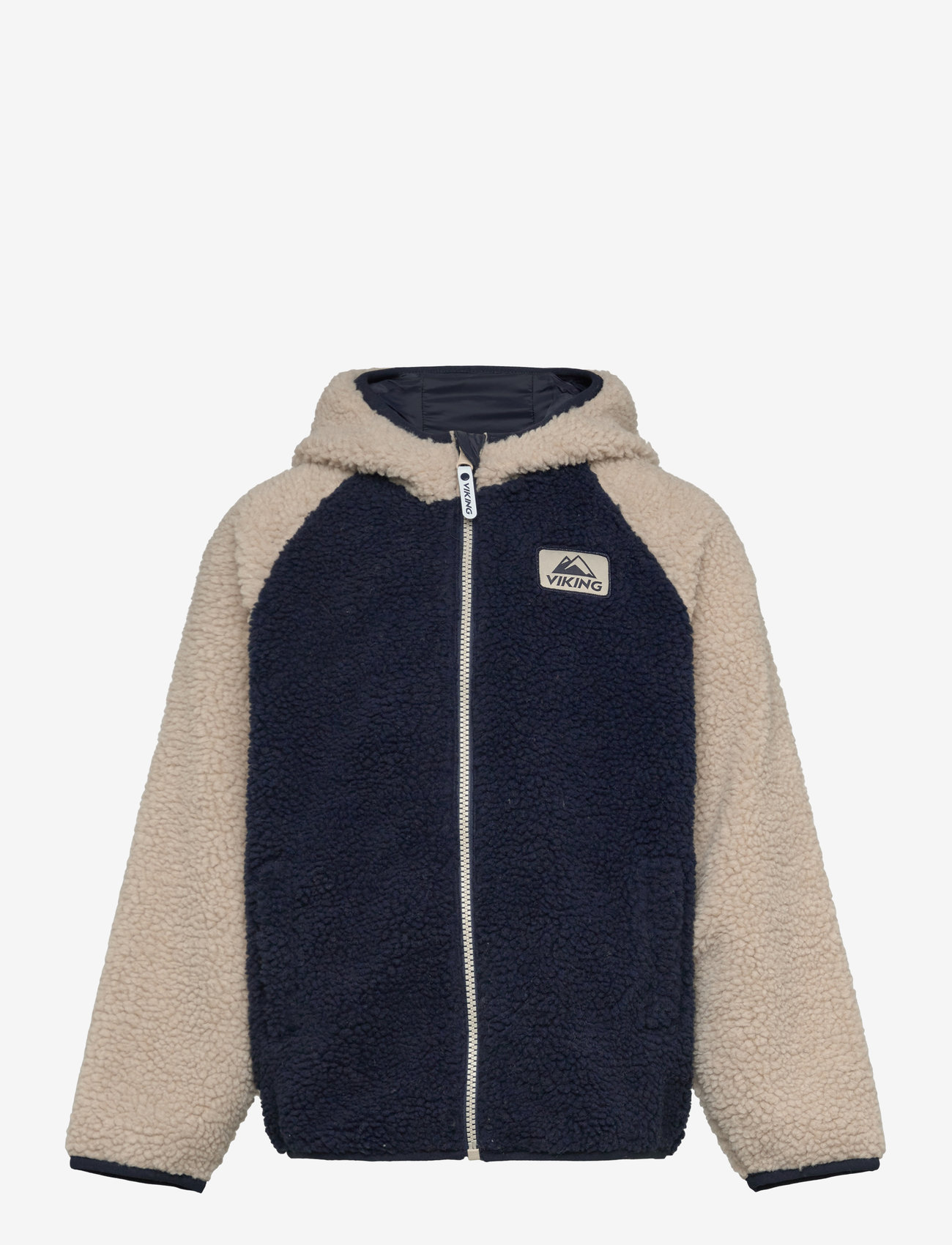 Viking - Play Reversible Pile Jacket - einangraðir jakkar - navy - 0