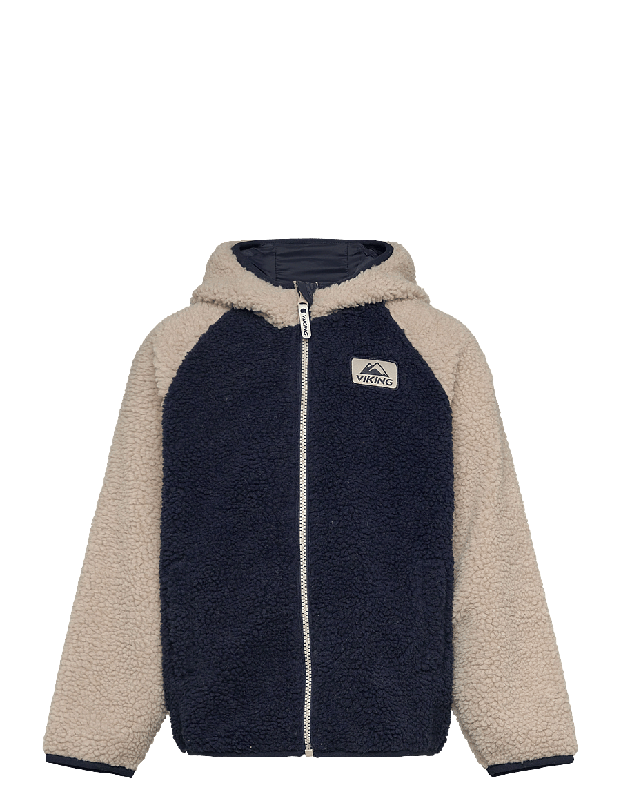 Viking - Play Reversible Pile Jacket - toppatakit - navy - 0