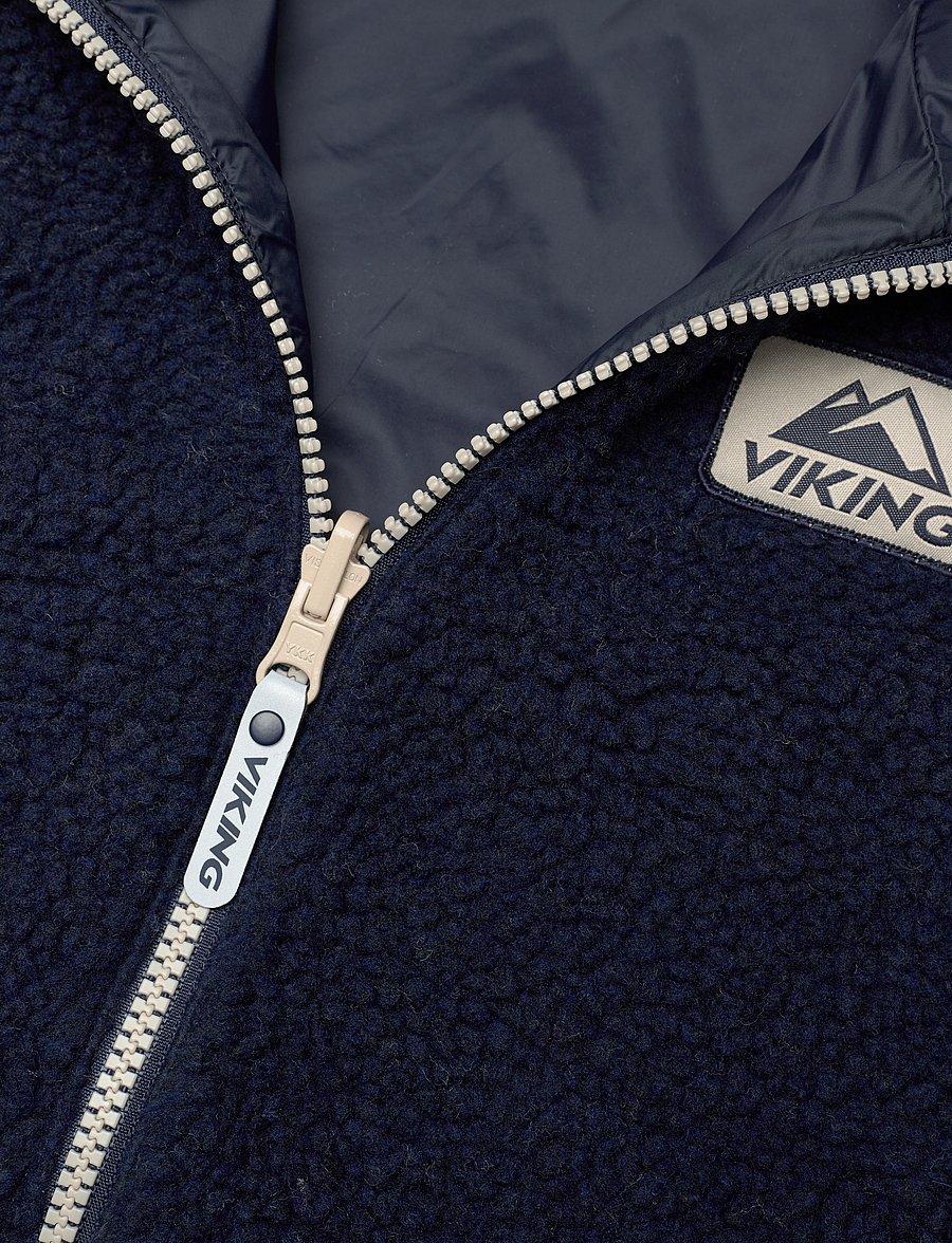 Viking - Play Reversible Pile Jacket - toppatakit - navy - 4