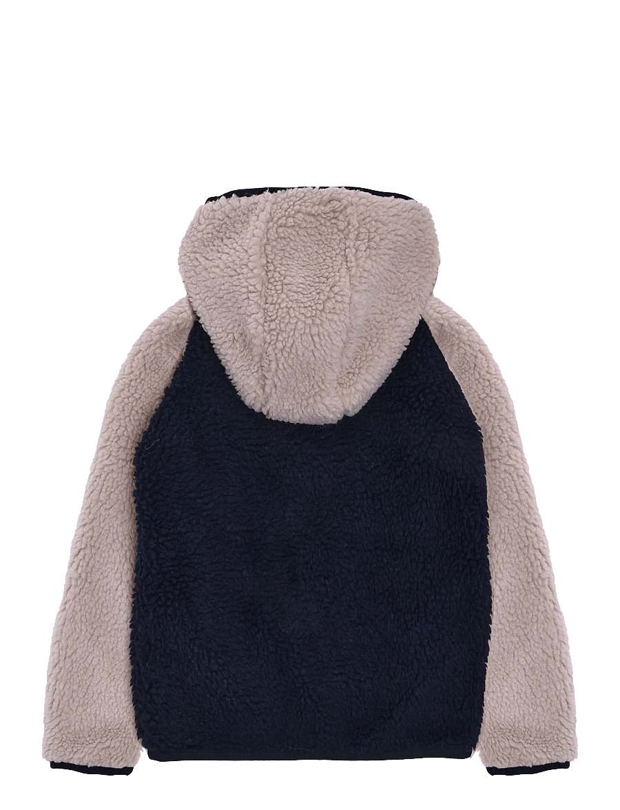 Viking - Play Reversible Pile Jacket - isolerede jakker - navy/cement - 1
