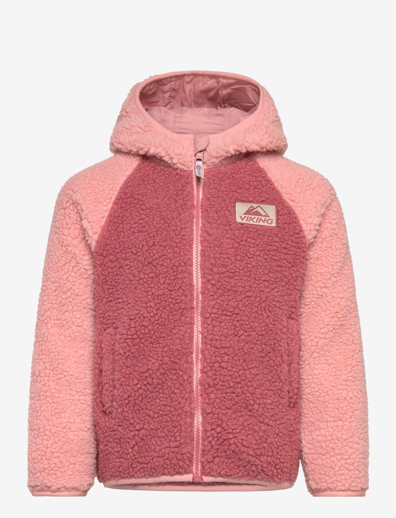 Viking - Play Reversible Pile Jacket - efterårsjakker - pink - 0